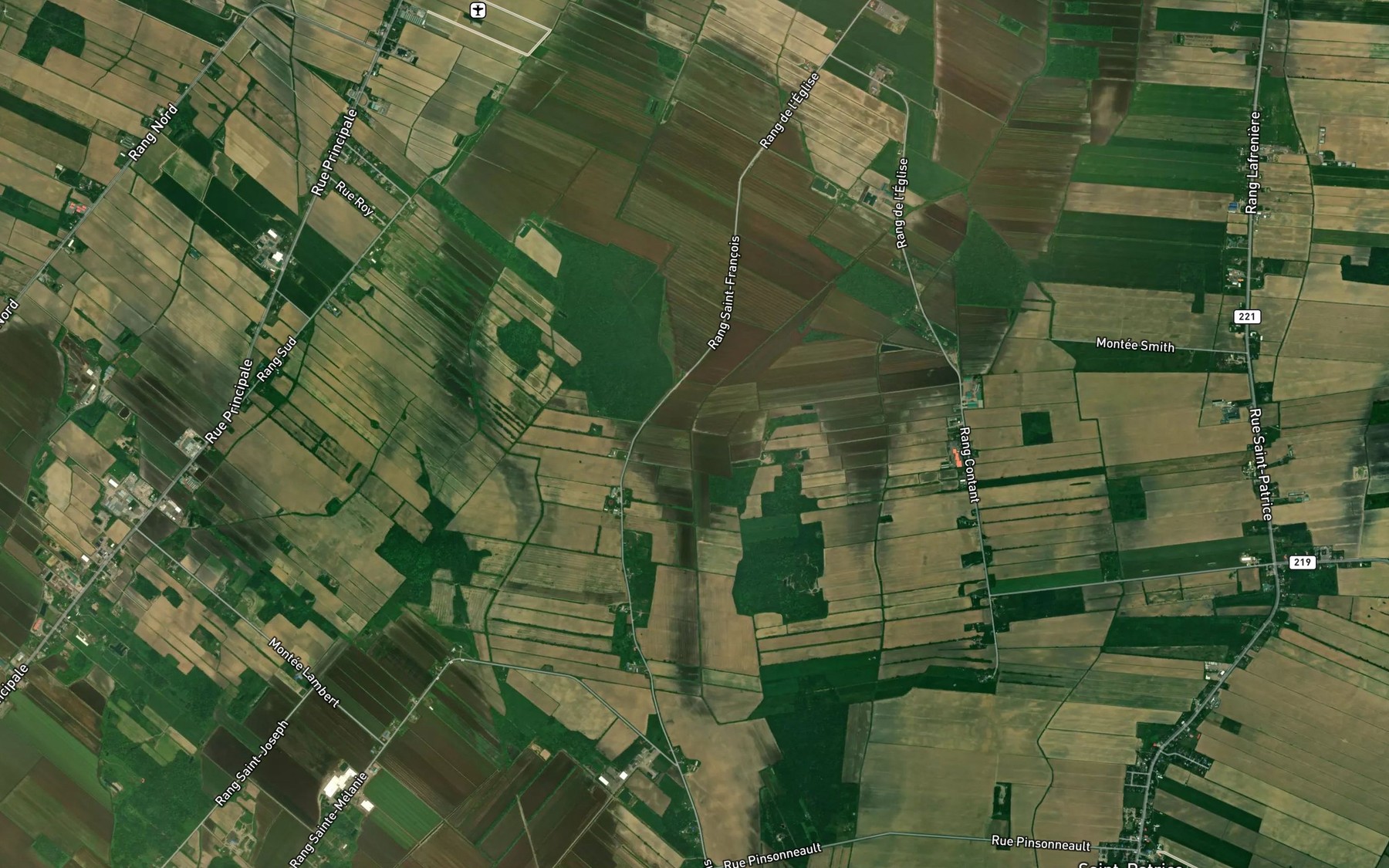Satellite map of the Ruisseau Lazure