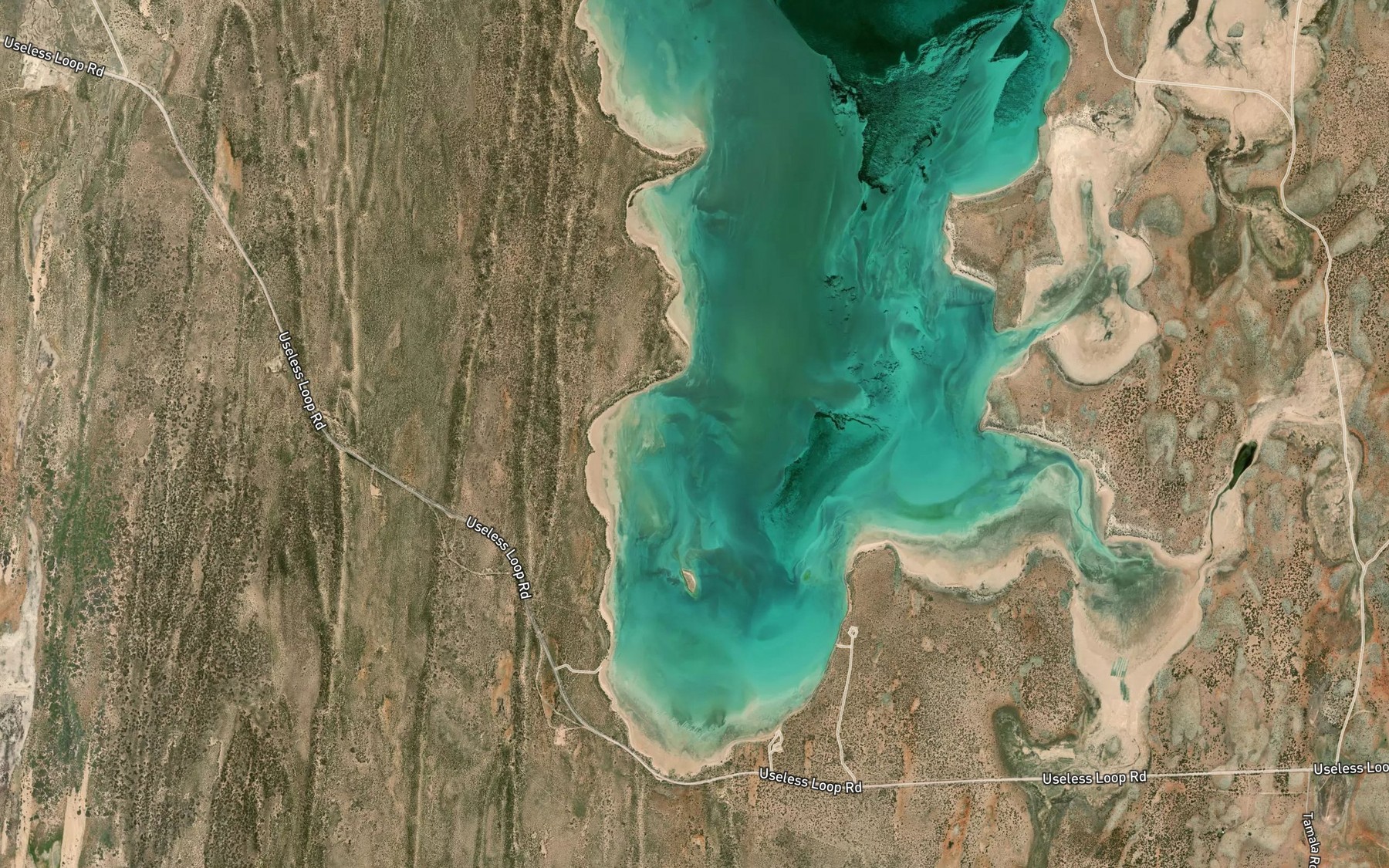 Satellite map of the Disappointment Loop