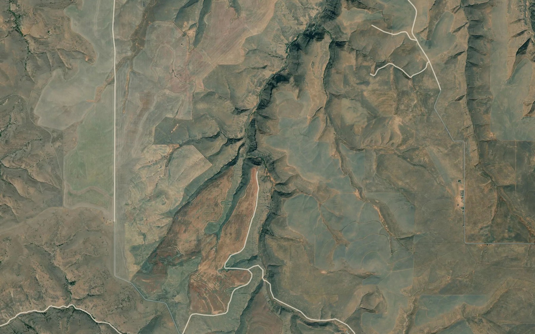 Satellite map of the Dipping Vat Spring