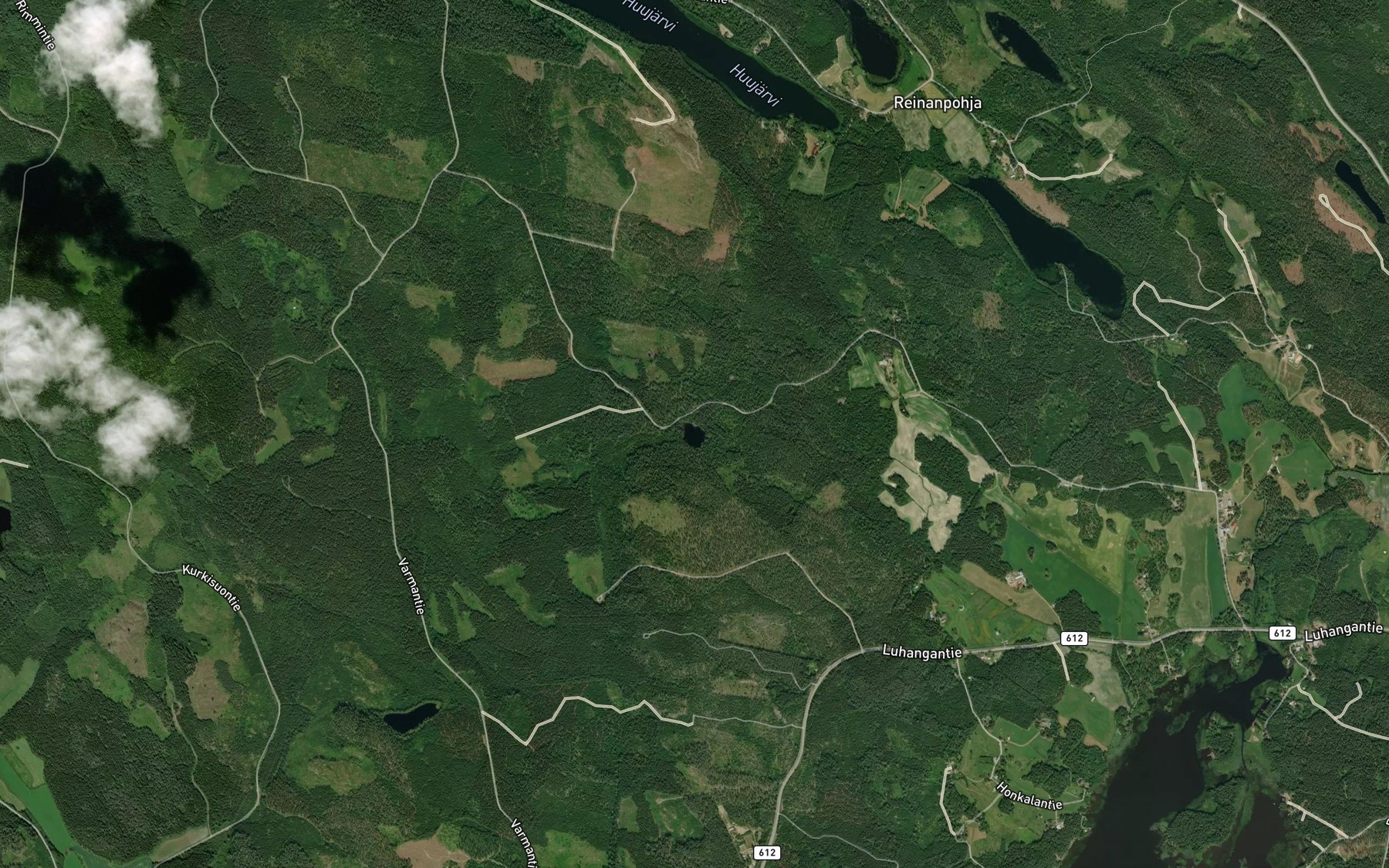 Satellite map of the Kivijarvi