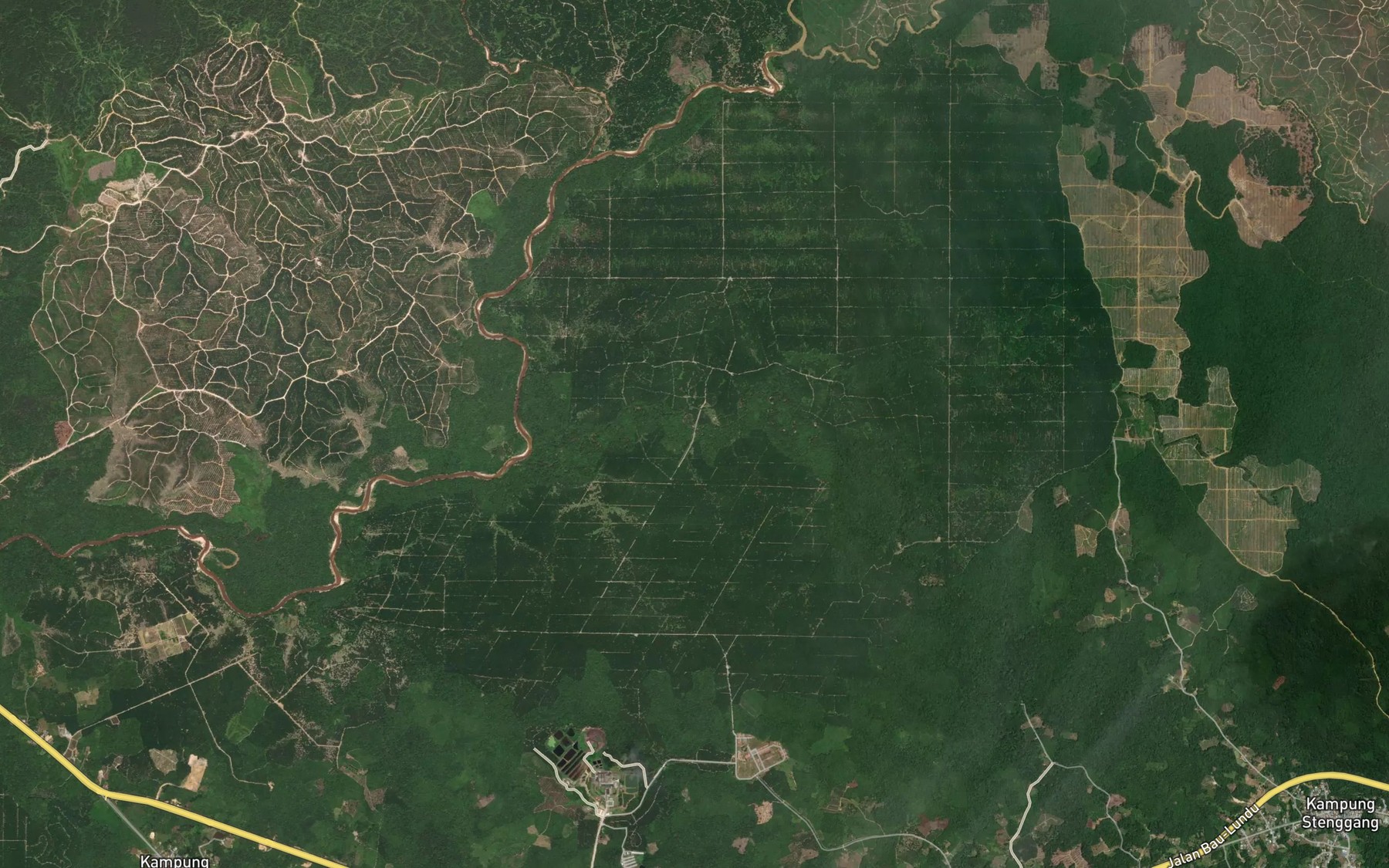 Satellite map of the Sungai Patani