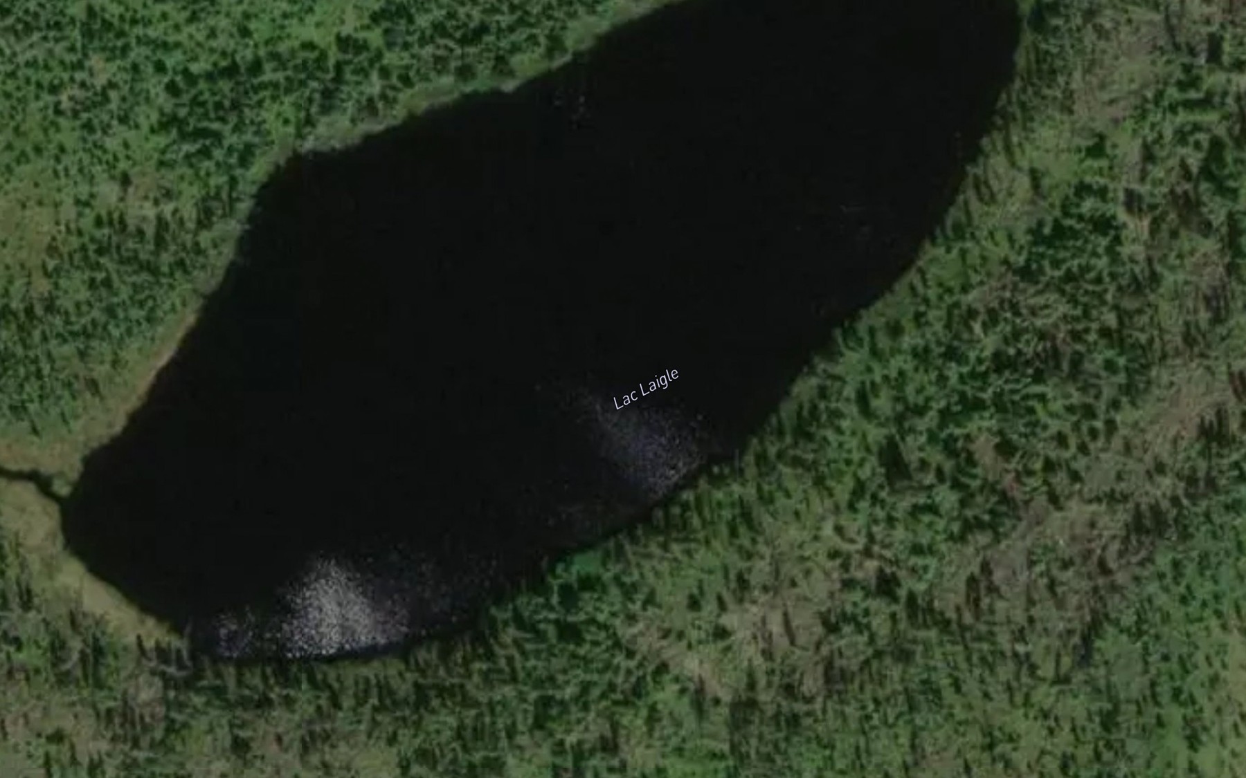 Satellite map of the Lac Laigle