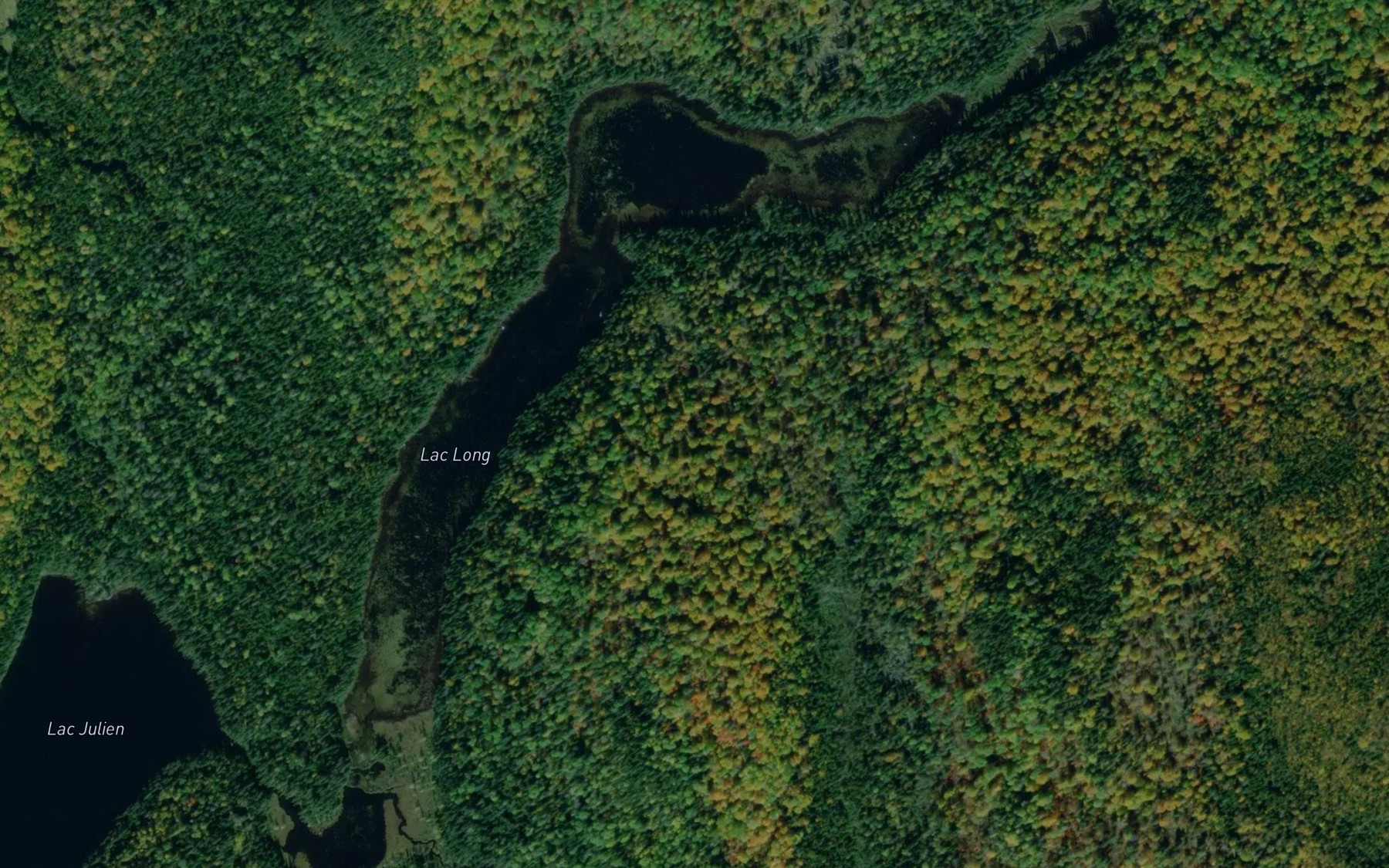 Satellite map of the Lac Long