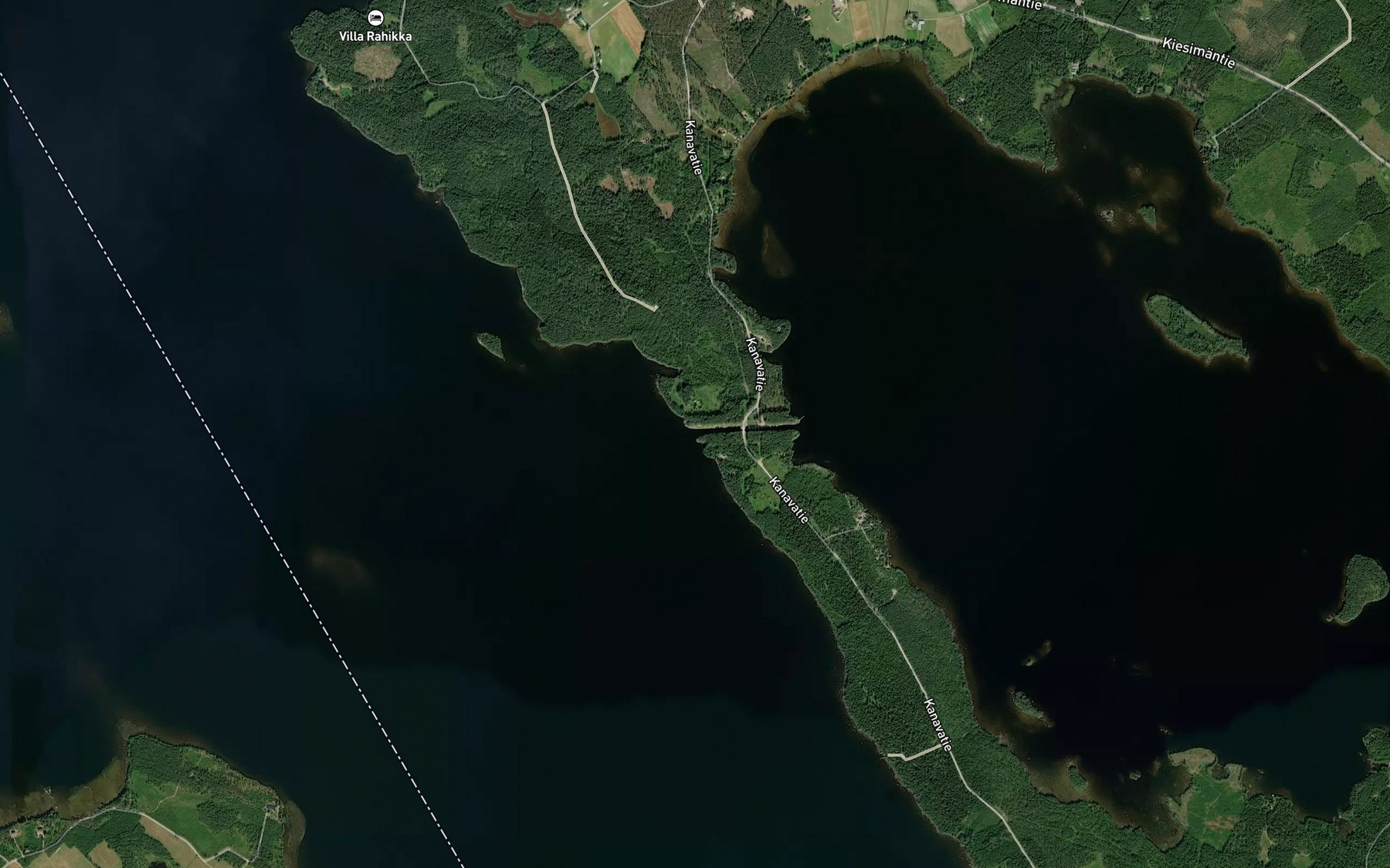 Satellite map of the Kiesimankanava
