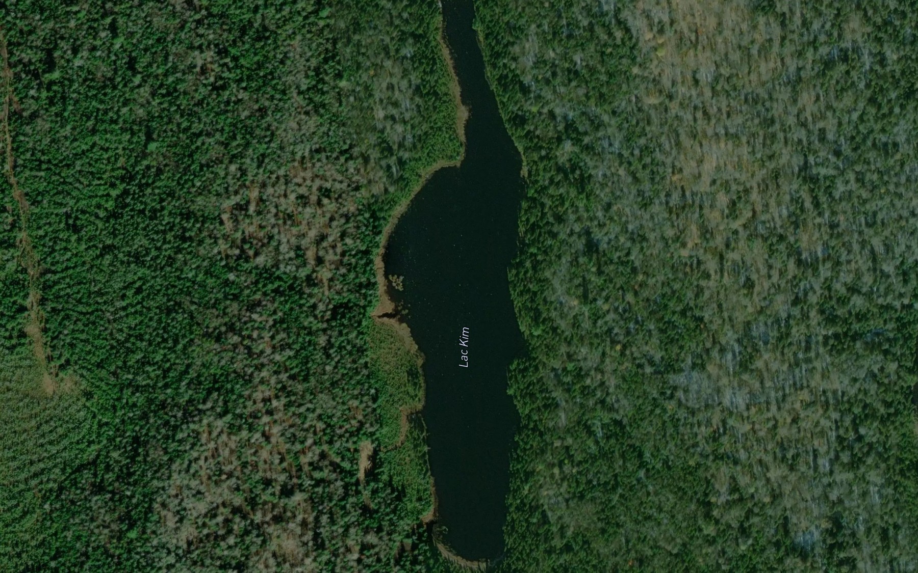 Satellite map of the Lac Kim