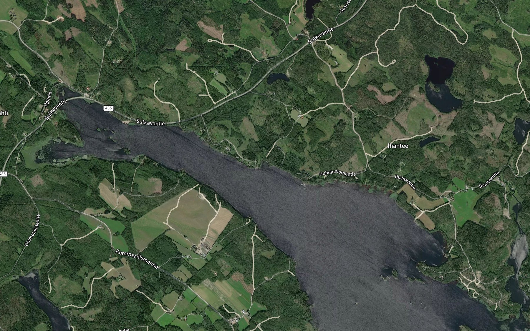 Satellite map of the Paskolahti