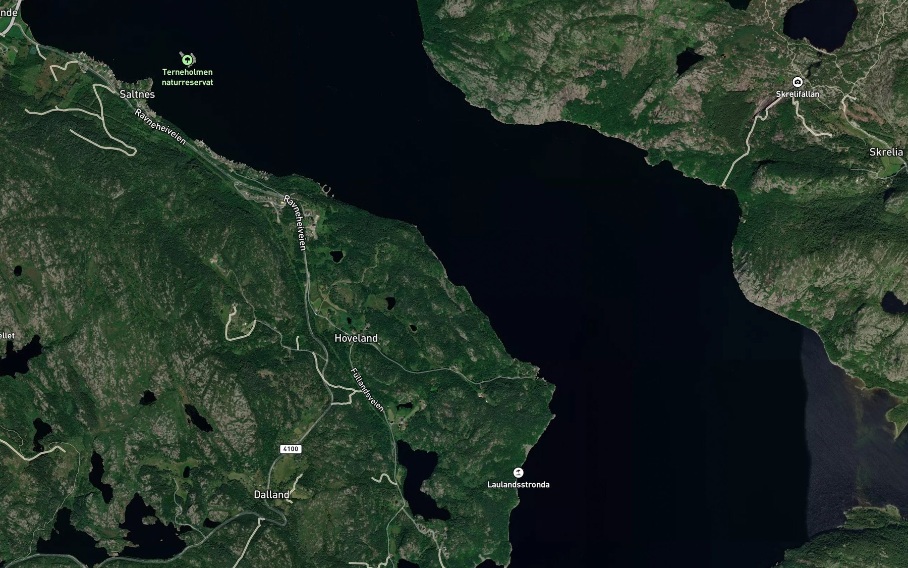 Satellite map of the Grydingsbukta