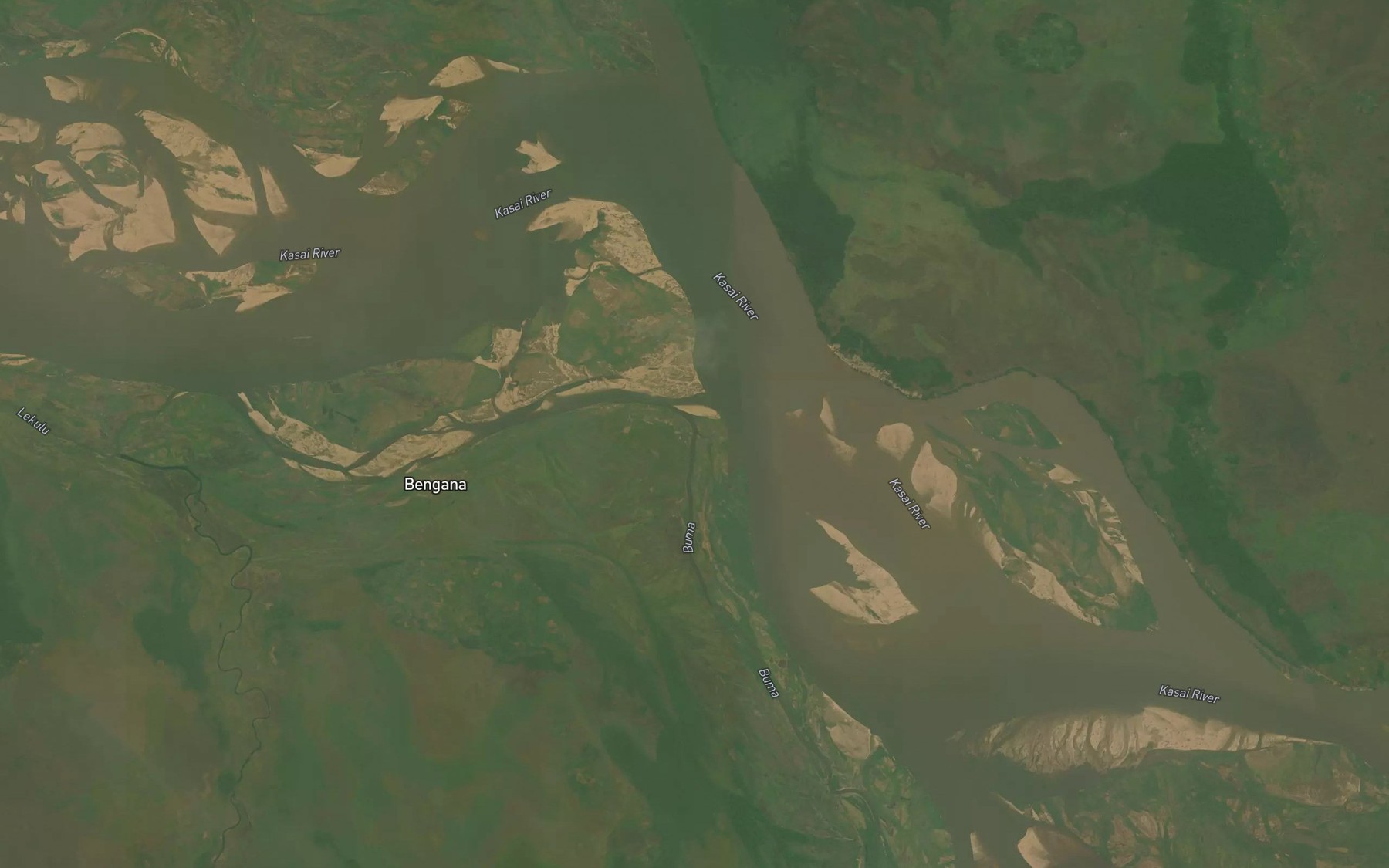 Satellite map of the Buma
