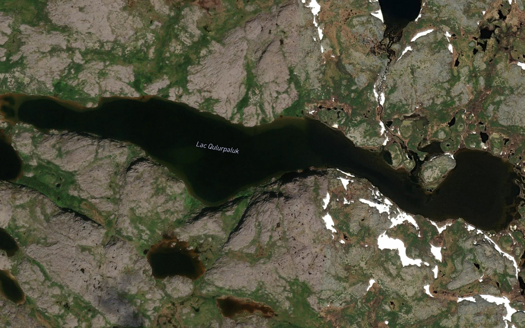 Satellite map of the Lac Qulurpaluk
