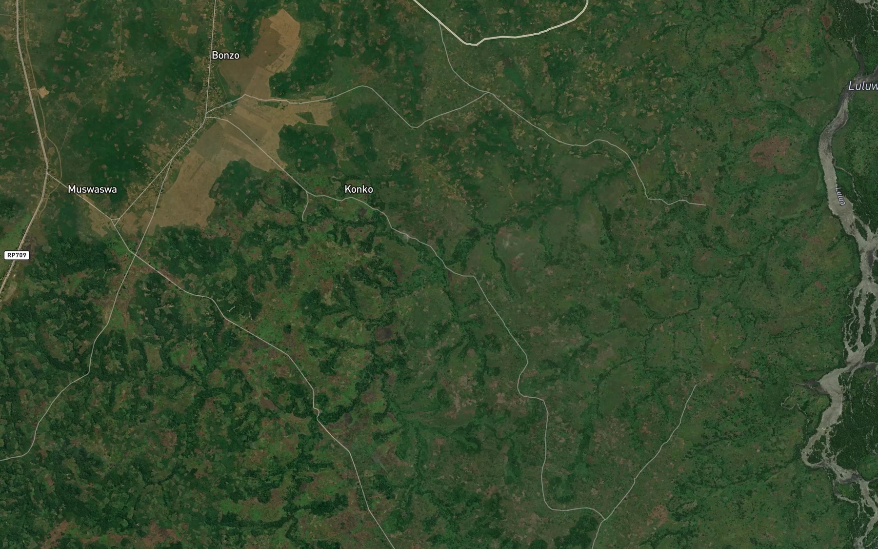 Satellite map of the Pemba