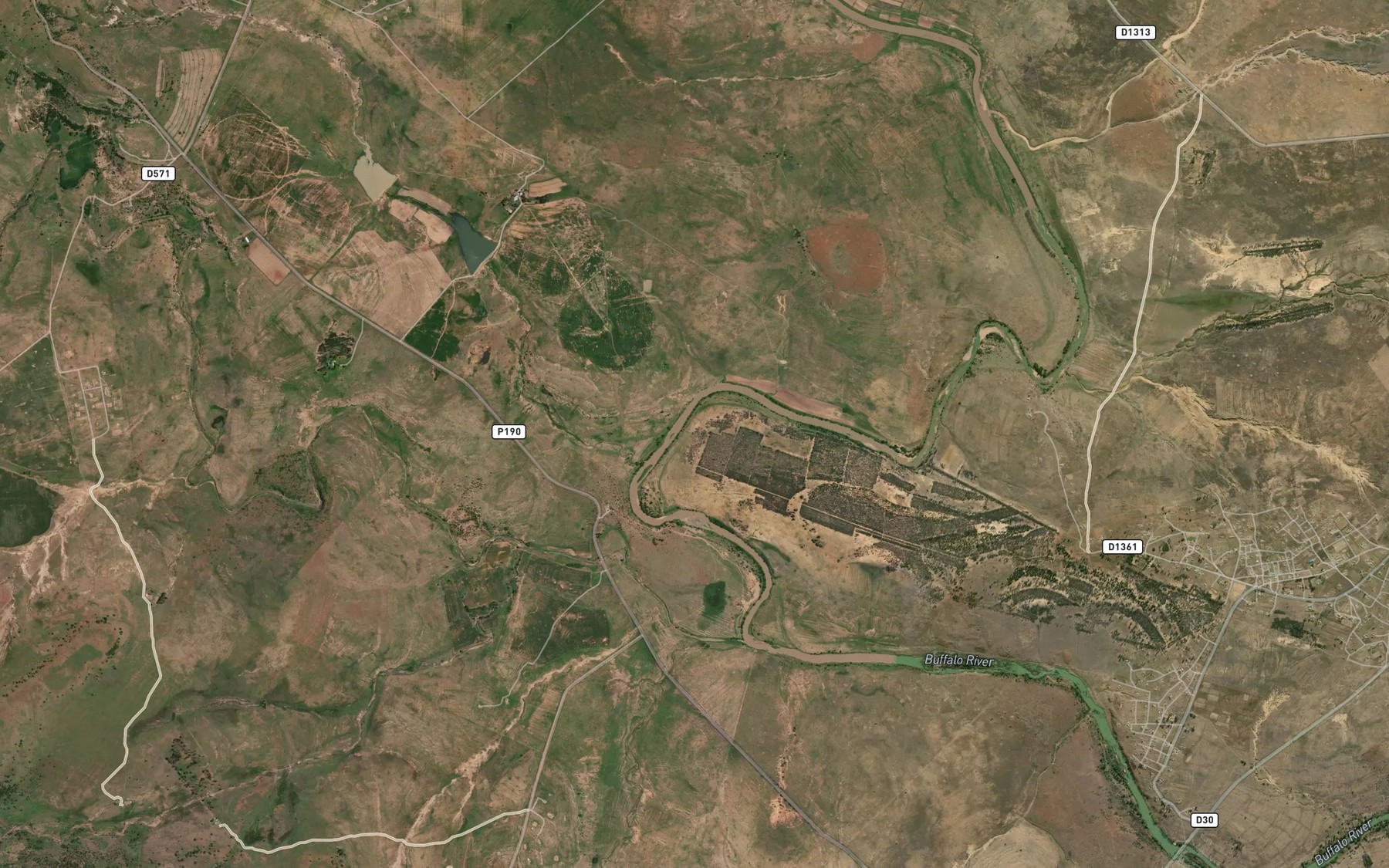 Satellite map of the Nkelenkehle