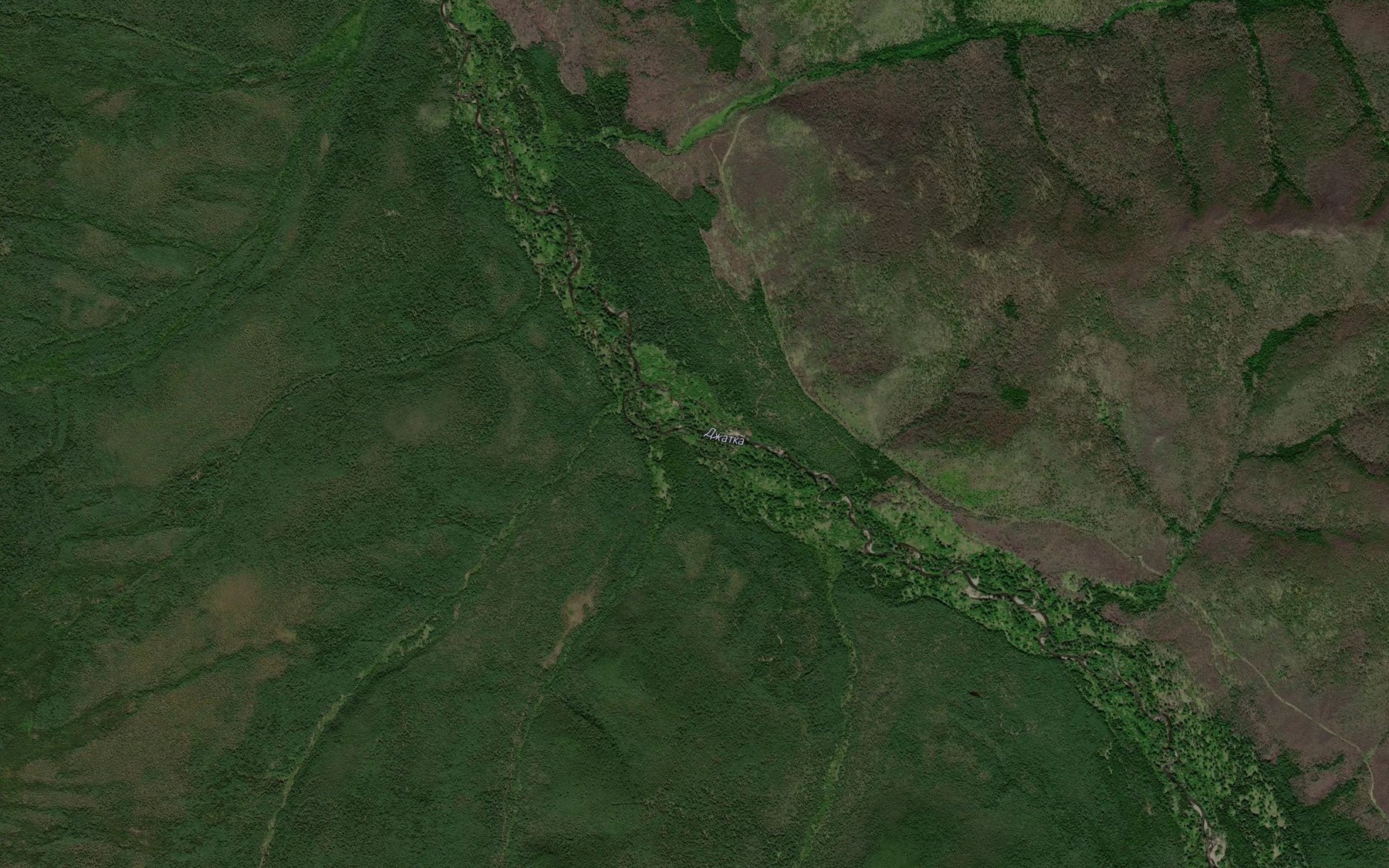 Satellite map of the Ivanovskiy