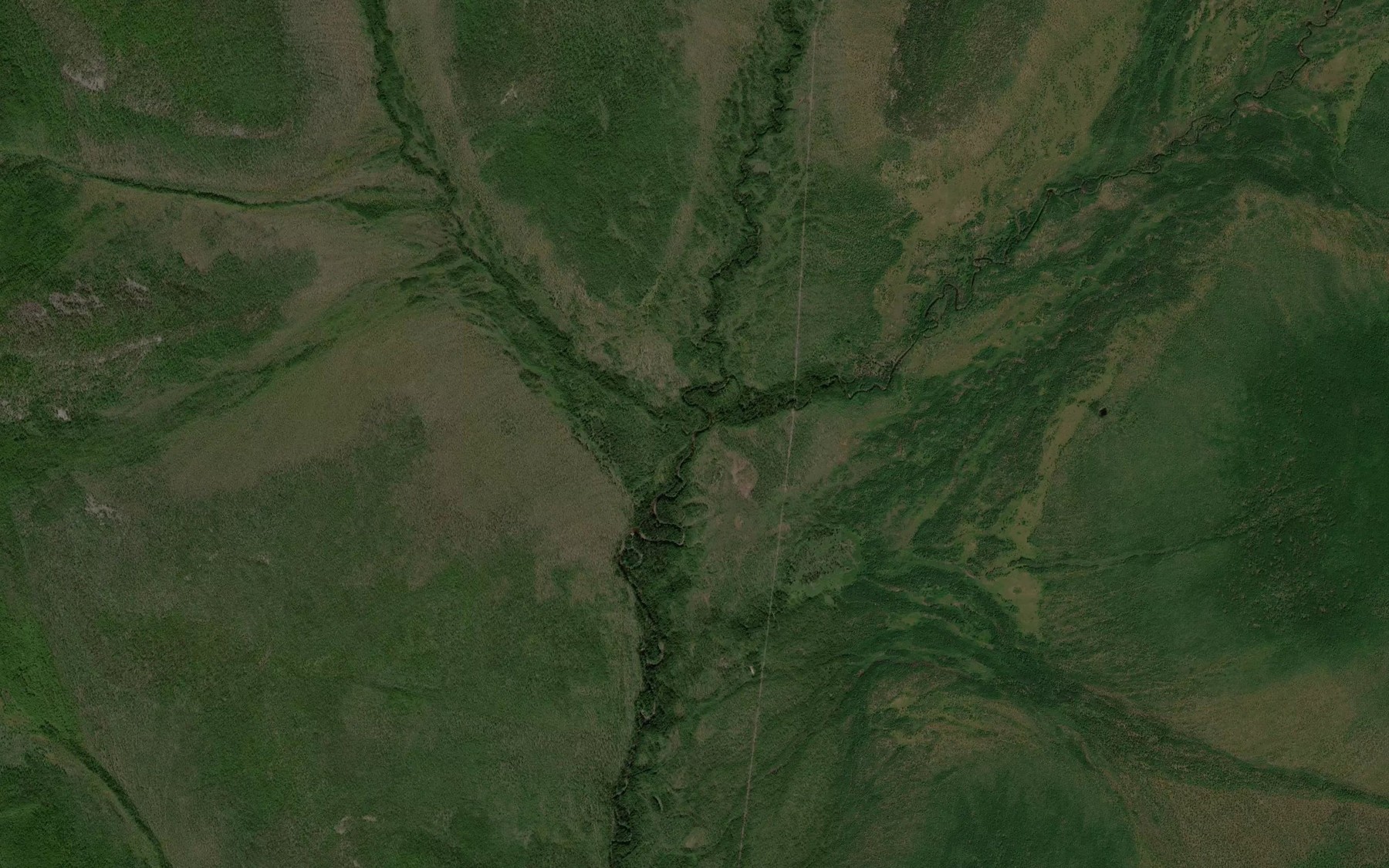 Satellite map of the Unga-Tommut