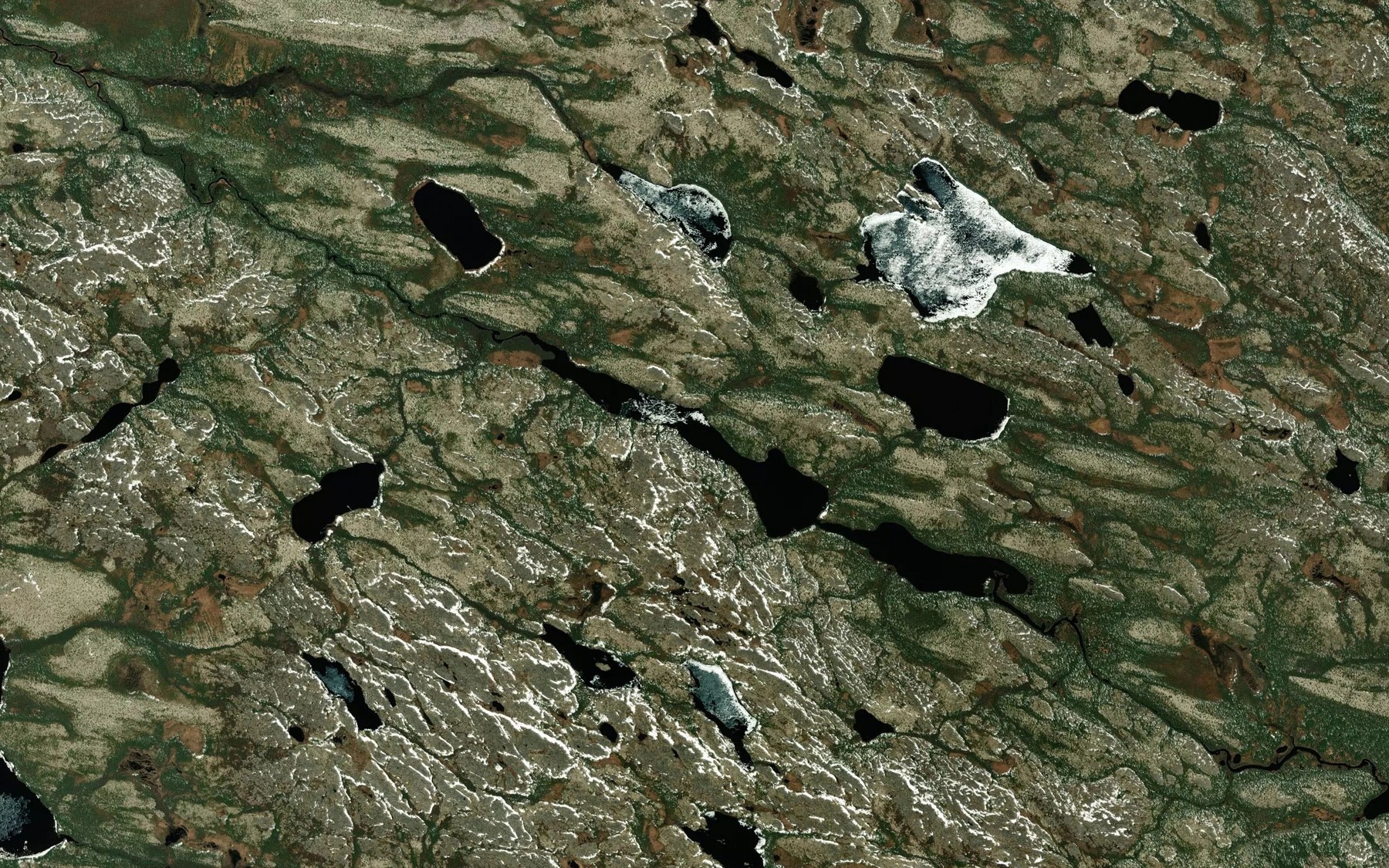 Satellite map of the Lac Apispischipitach