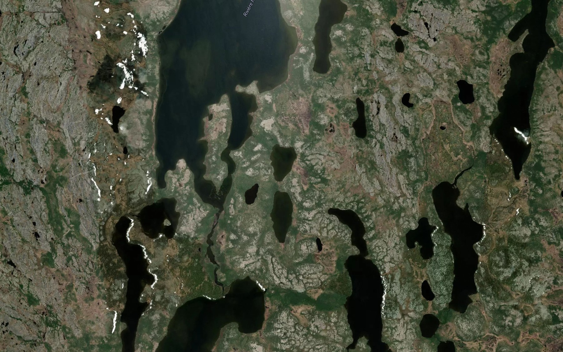Satellite map of the Baie Iggiajaq