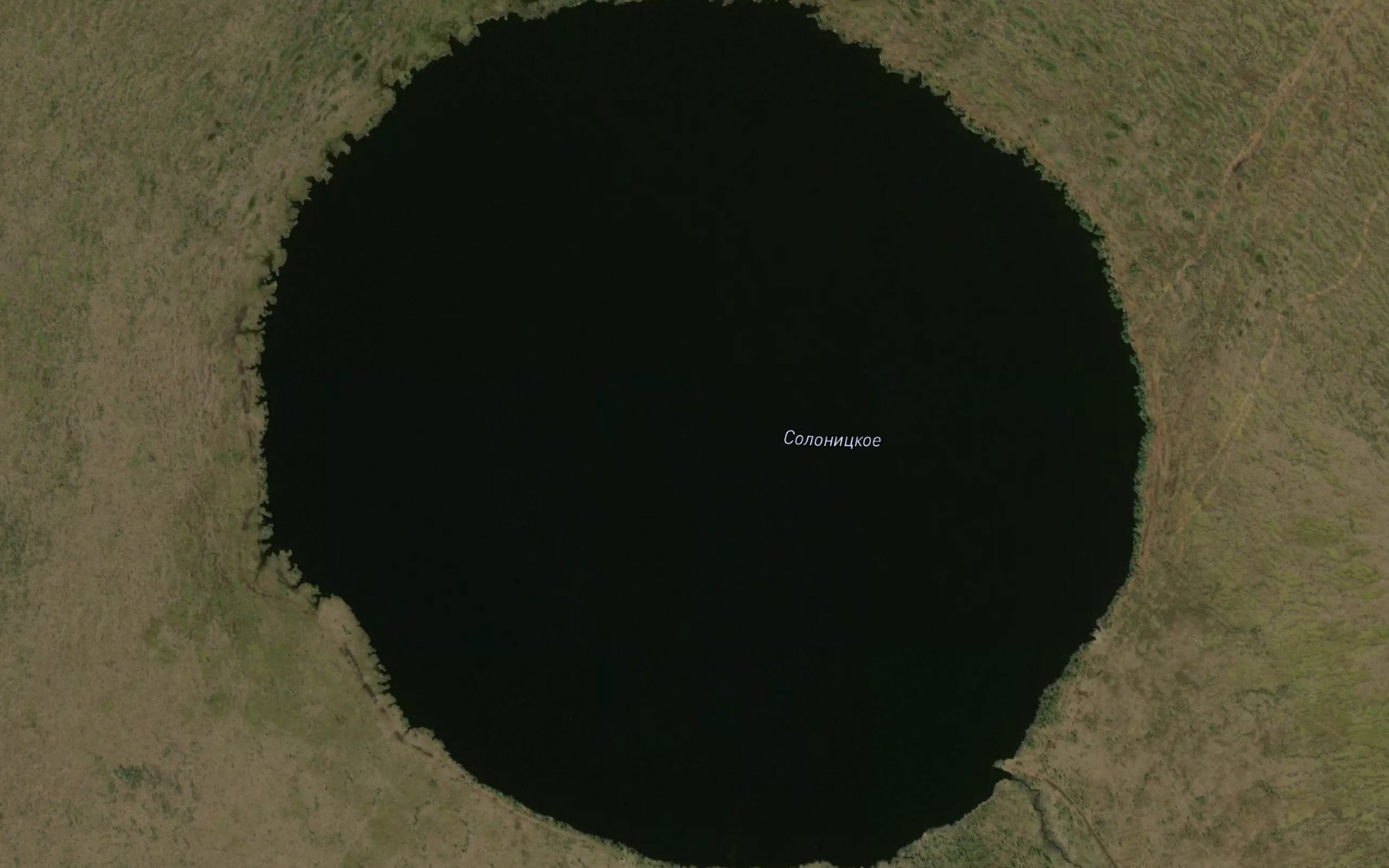 Satellite map of the Ozero Solonitskoye