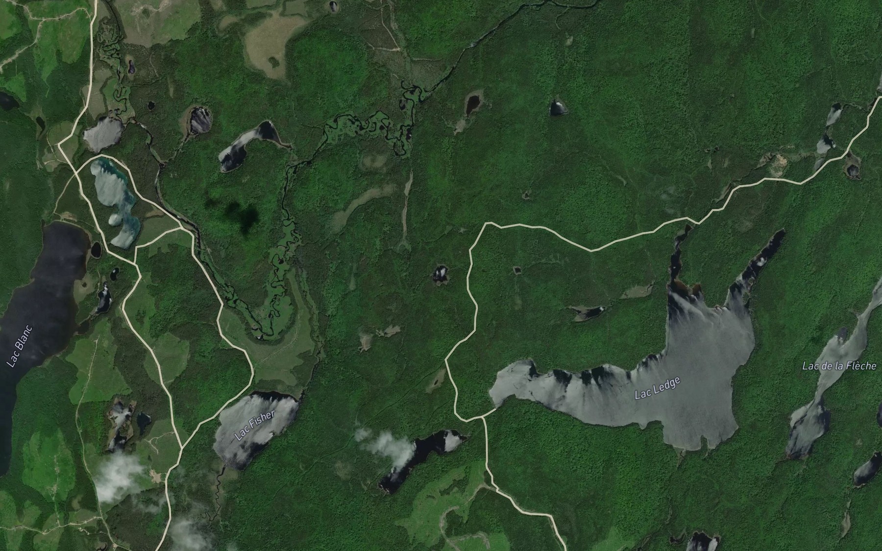 Satellite map of the Lac Microbe