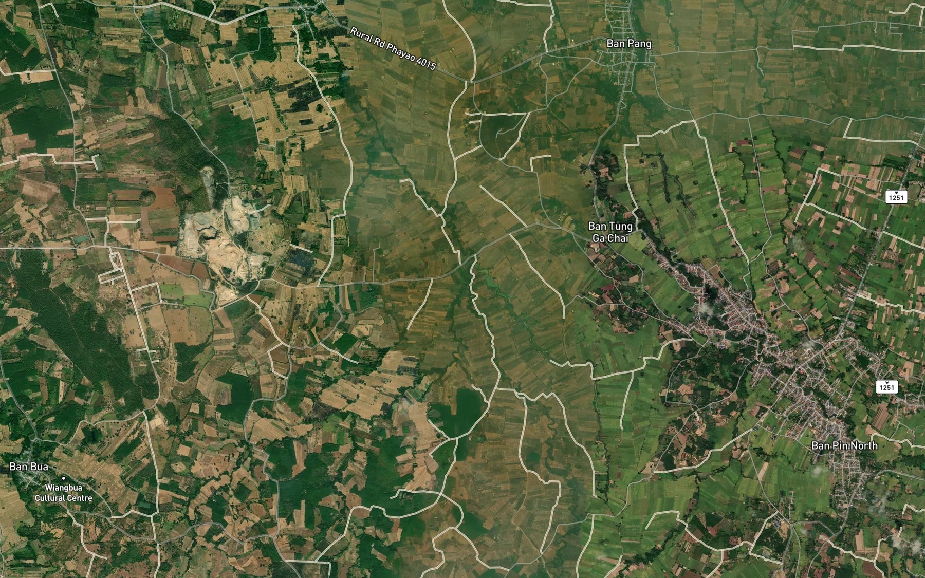 Satellite map of the Huai Mu Thao