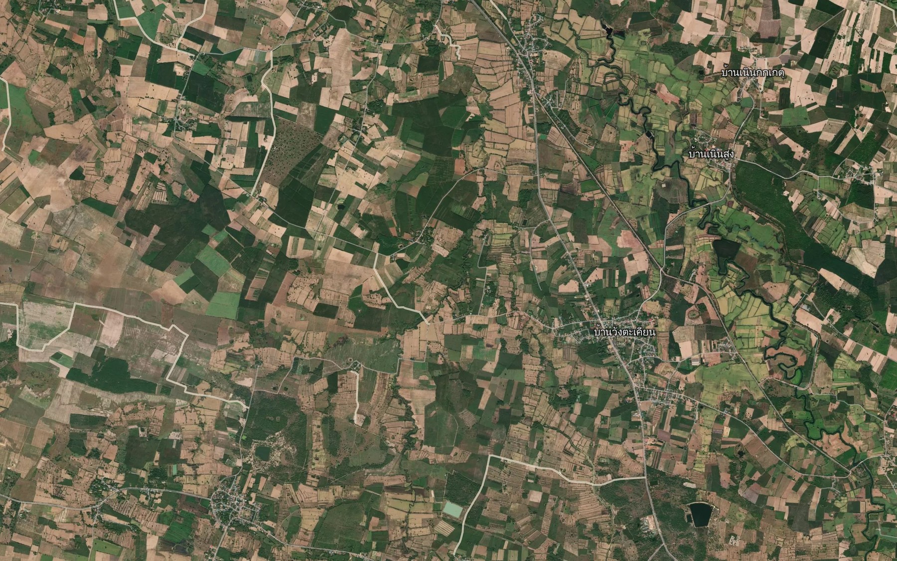 Satellite map of the Nong Khlong Nang Ling