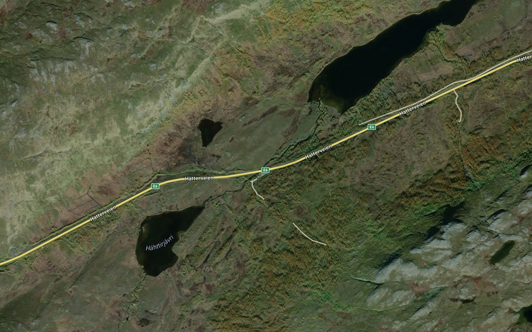 Satellite map of the Hattirjakka