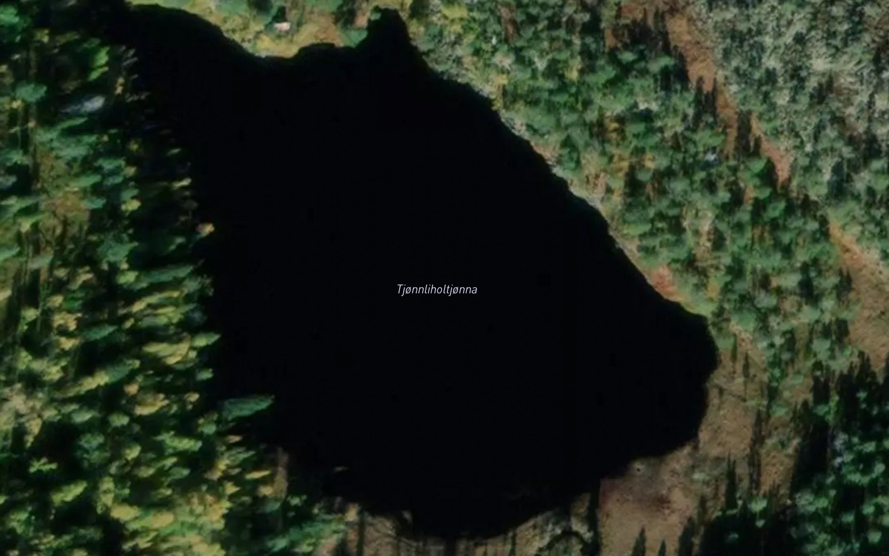 Satellite map of the Tjornliholtjorna