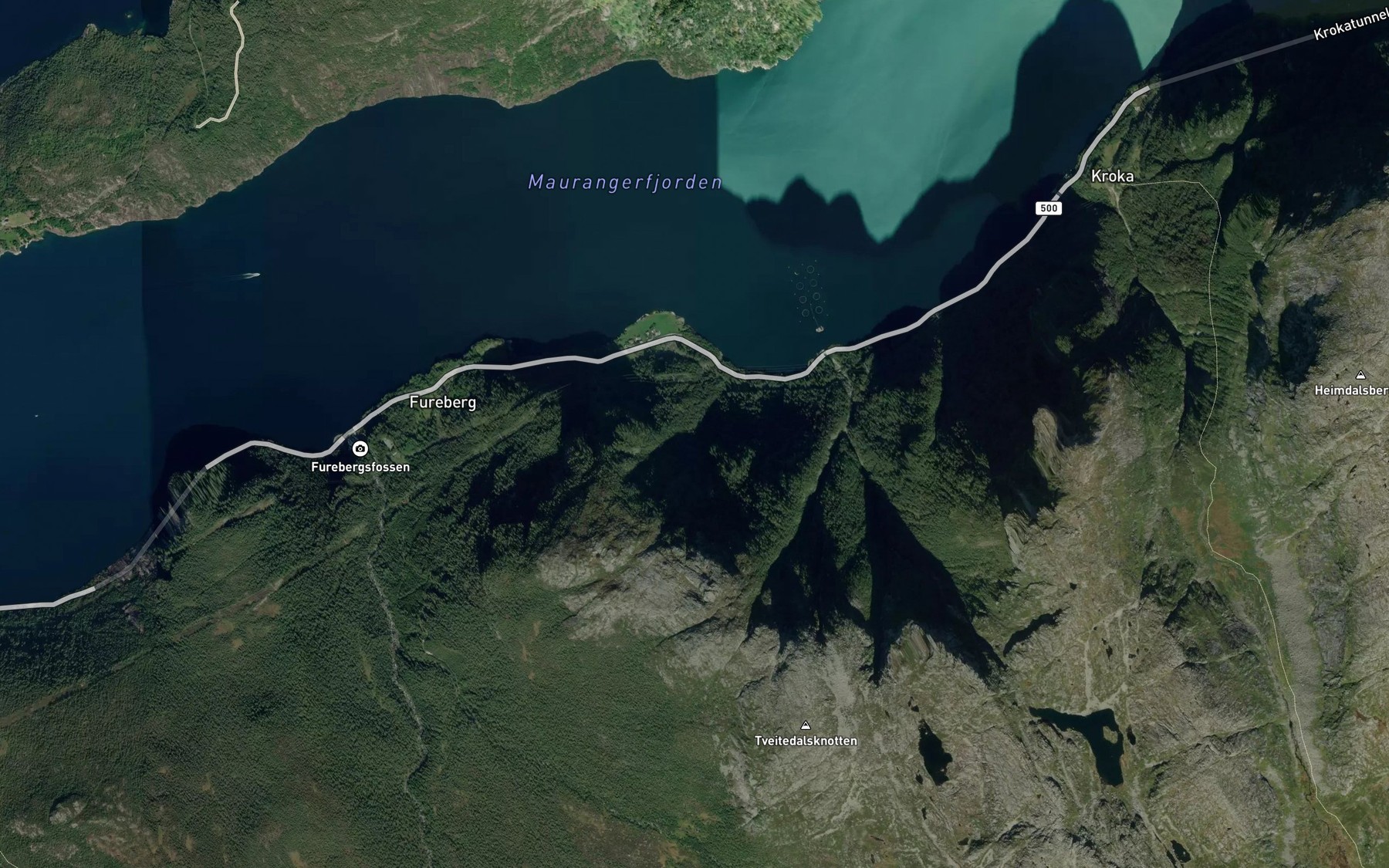 Satellite map of the Kalvatraebekken