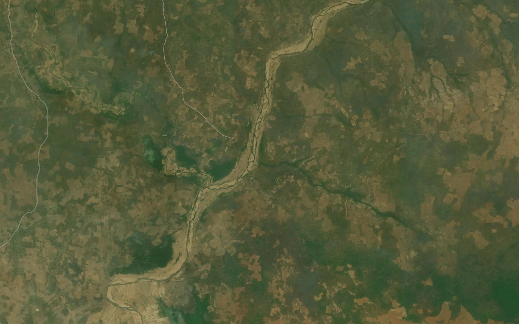 Satellite map of the ZeiStream