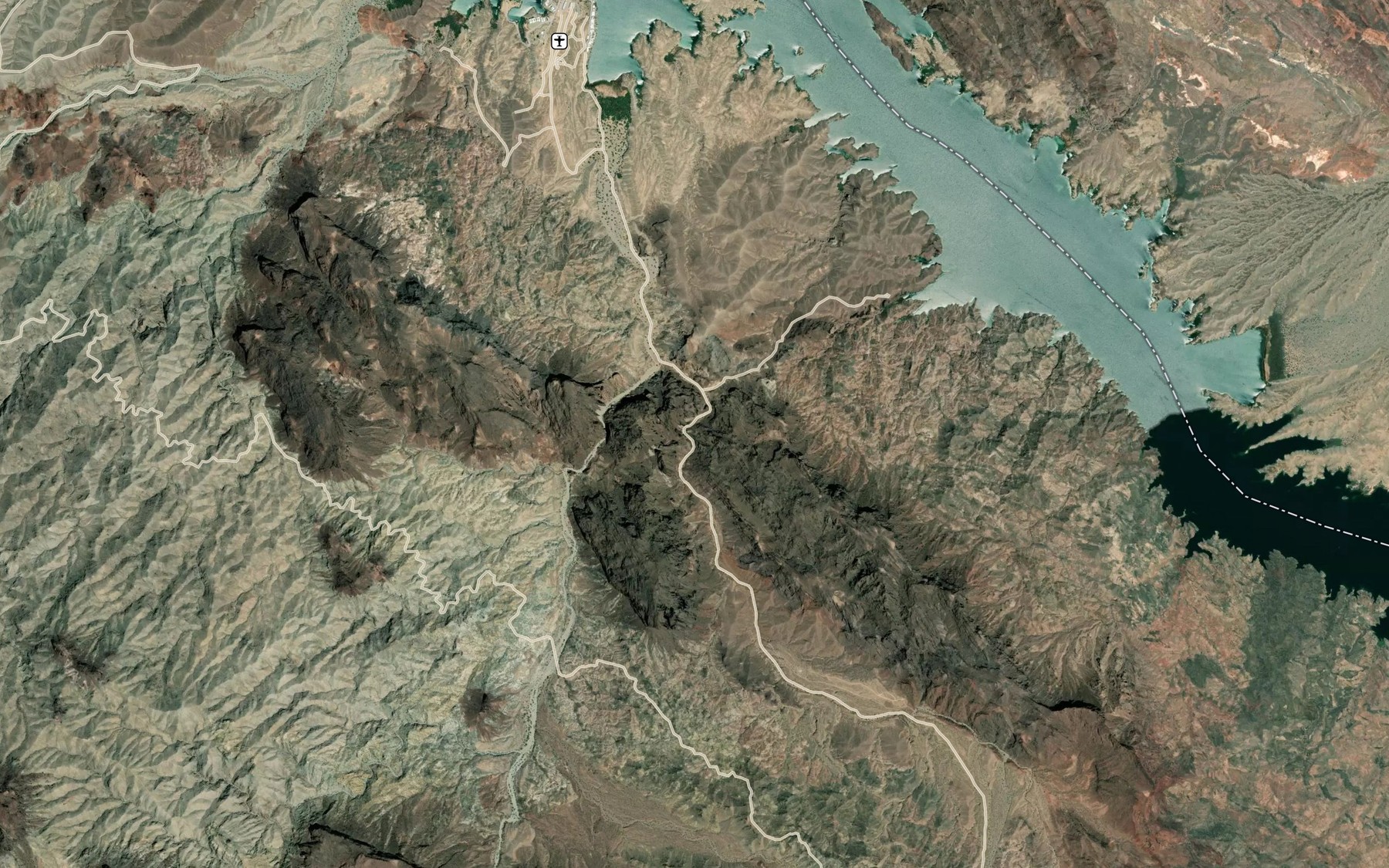Satellite map of the Willow Spring