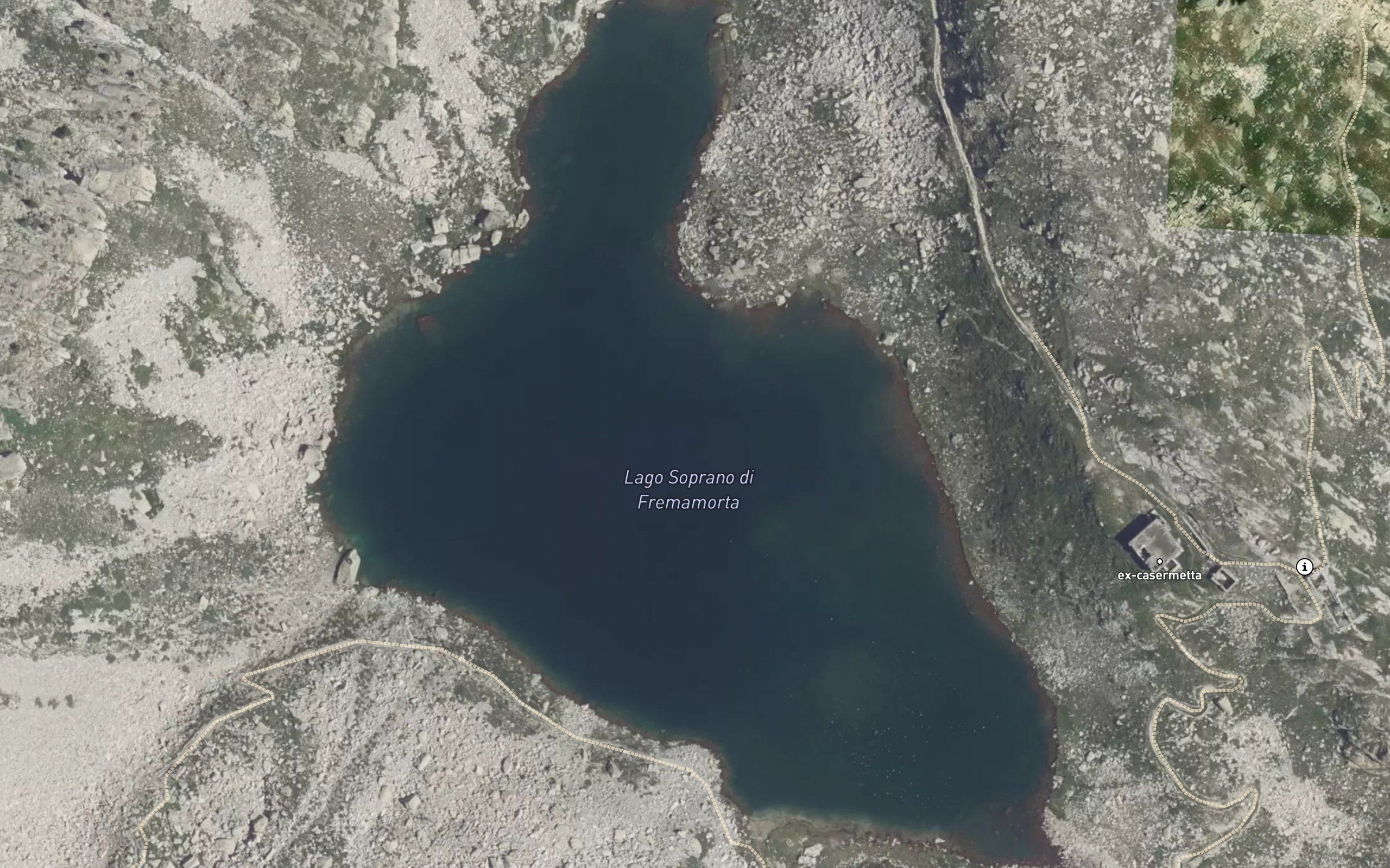 Lago Soprano di Fremamorta