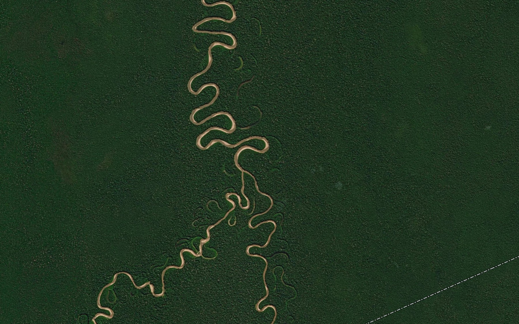 Satellite map of the Rio Najehua