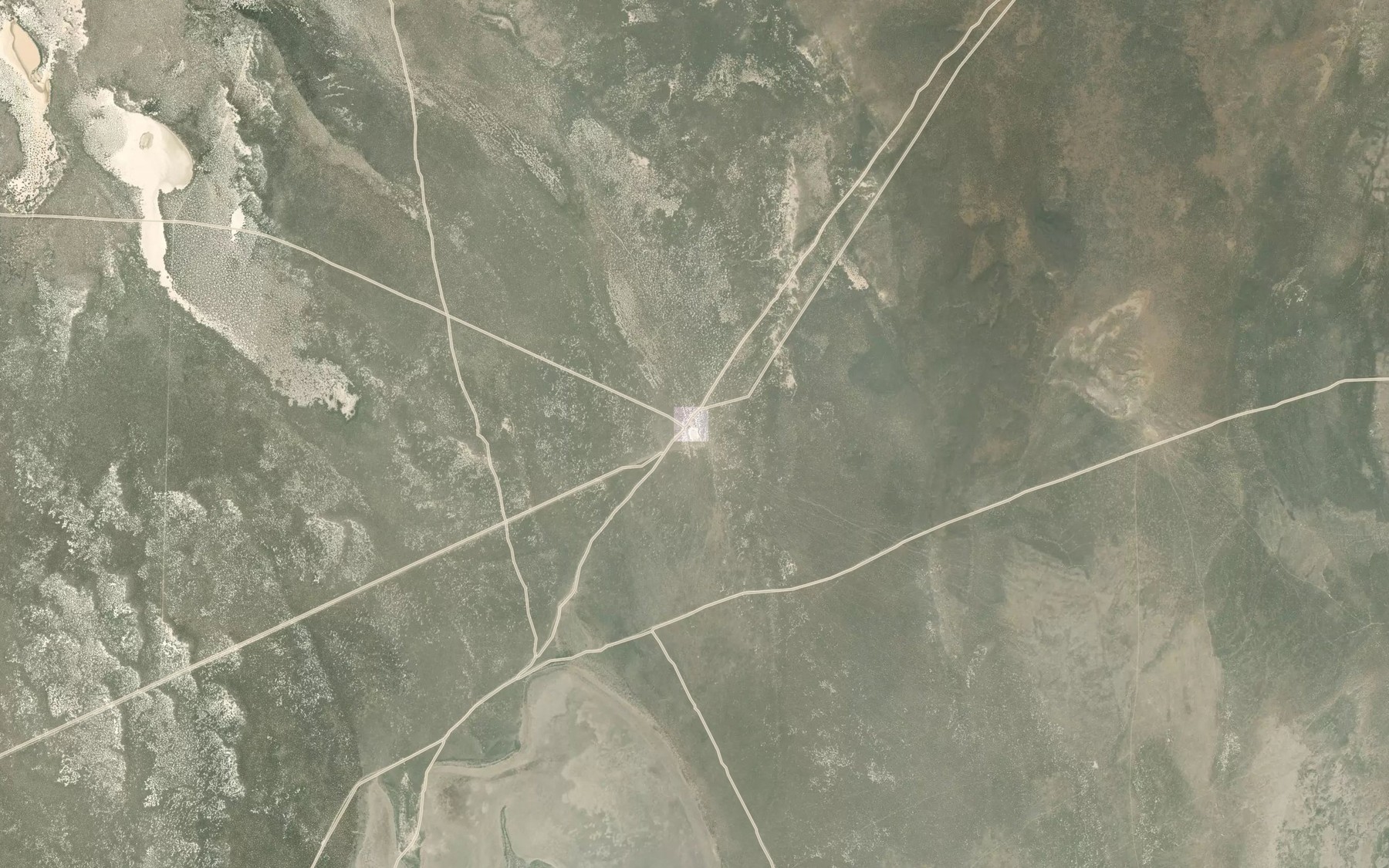 Satellite map of the Drift Fence Waterhole