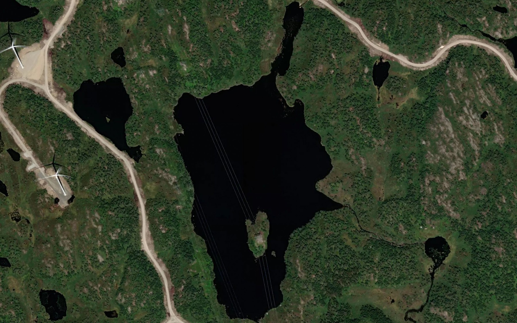 Satellite map of the Mostolsvatnet