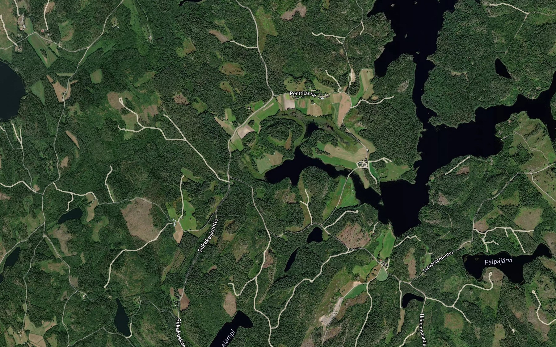 Satellite map of the Kortelahti
