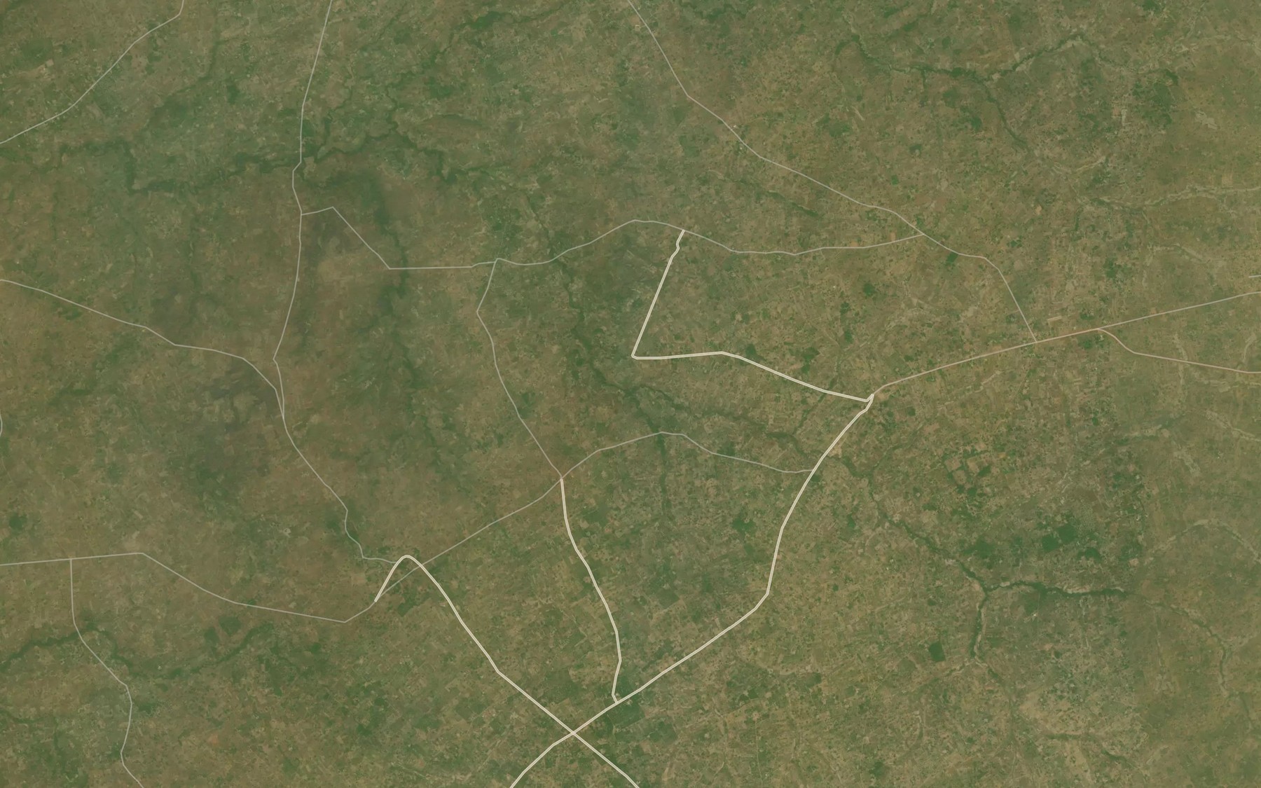 Satellite map of the River Umaa