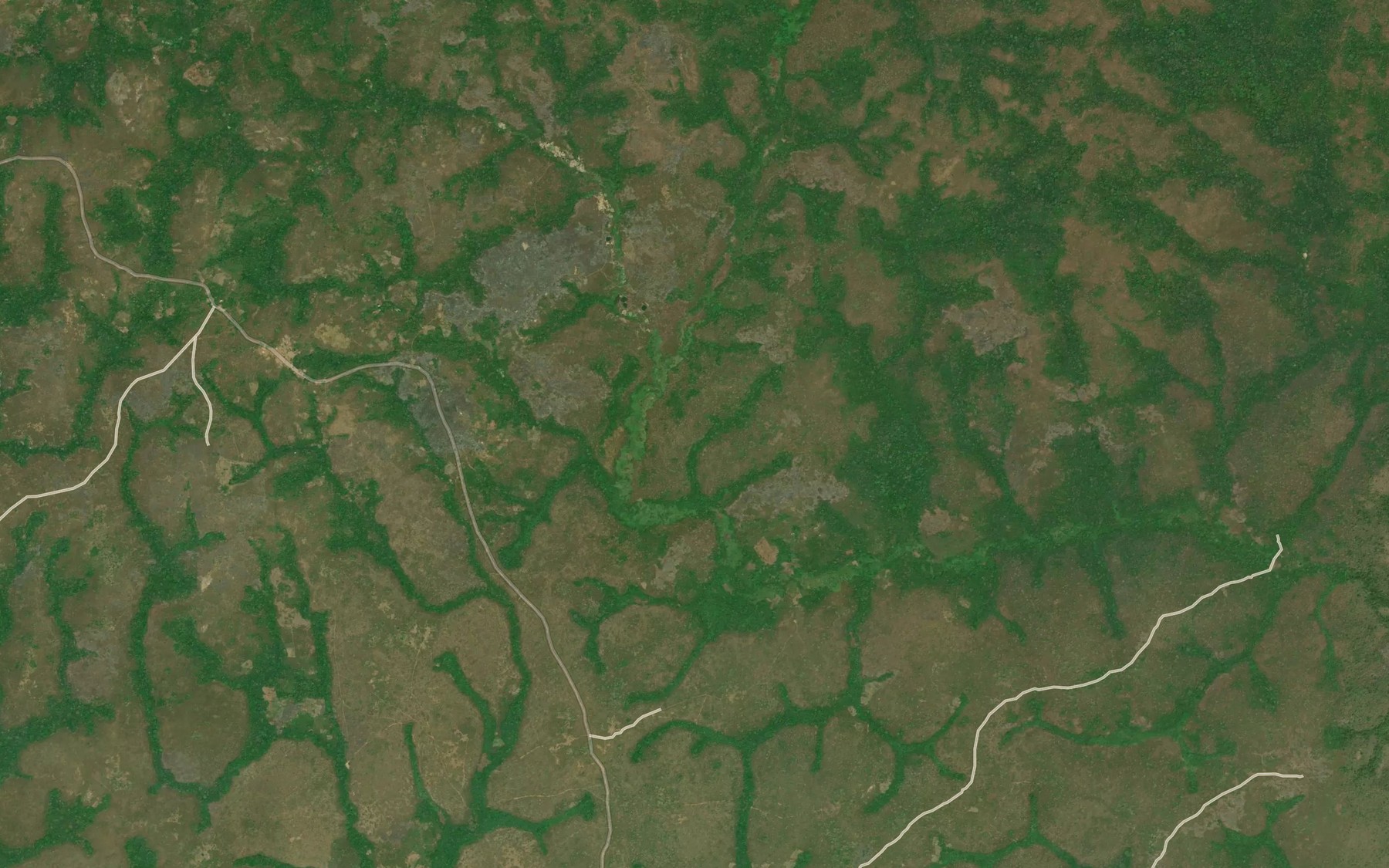Satellite map of the Mboye