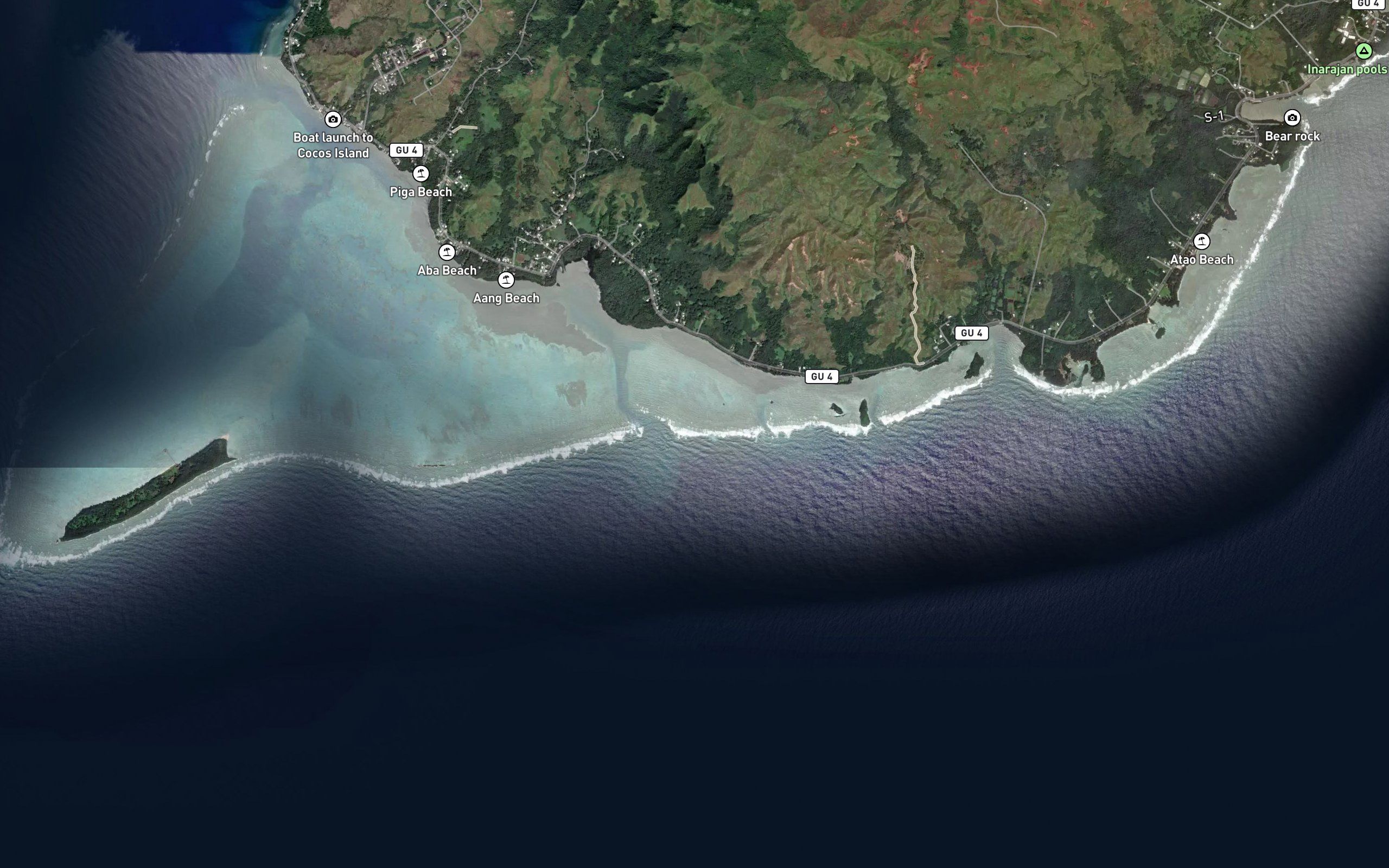 Achang Fringing Reef Awash