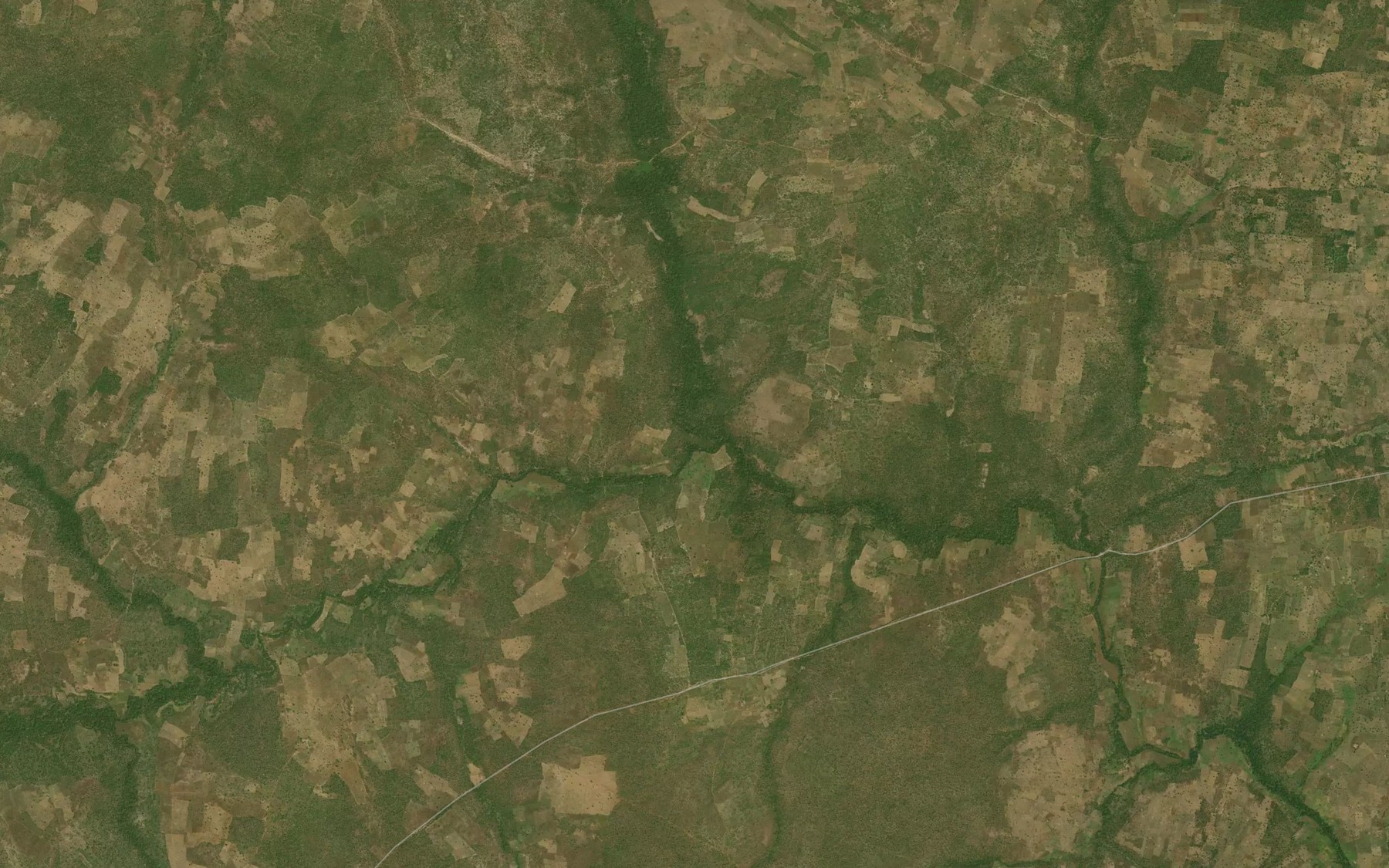Satellite map of the River Ganda