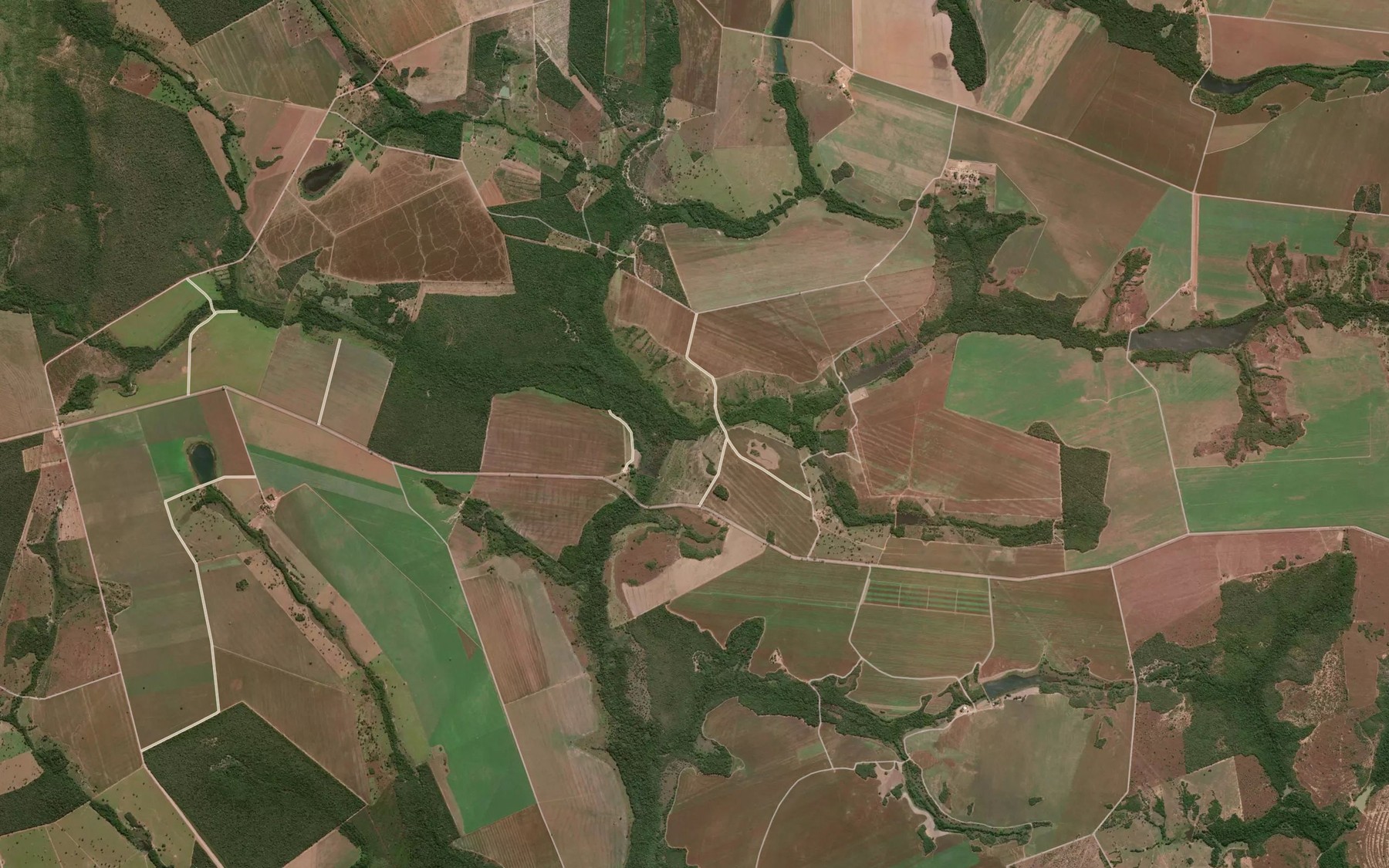 Satellite map of the Corrego Cabeceira Grande