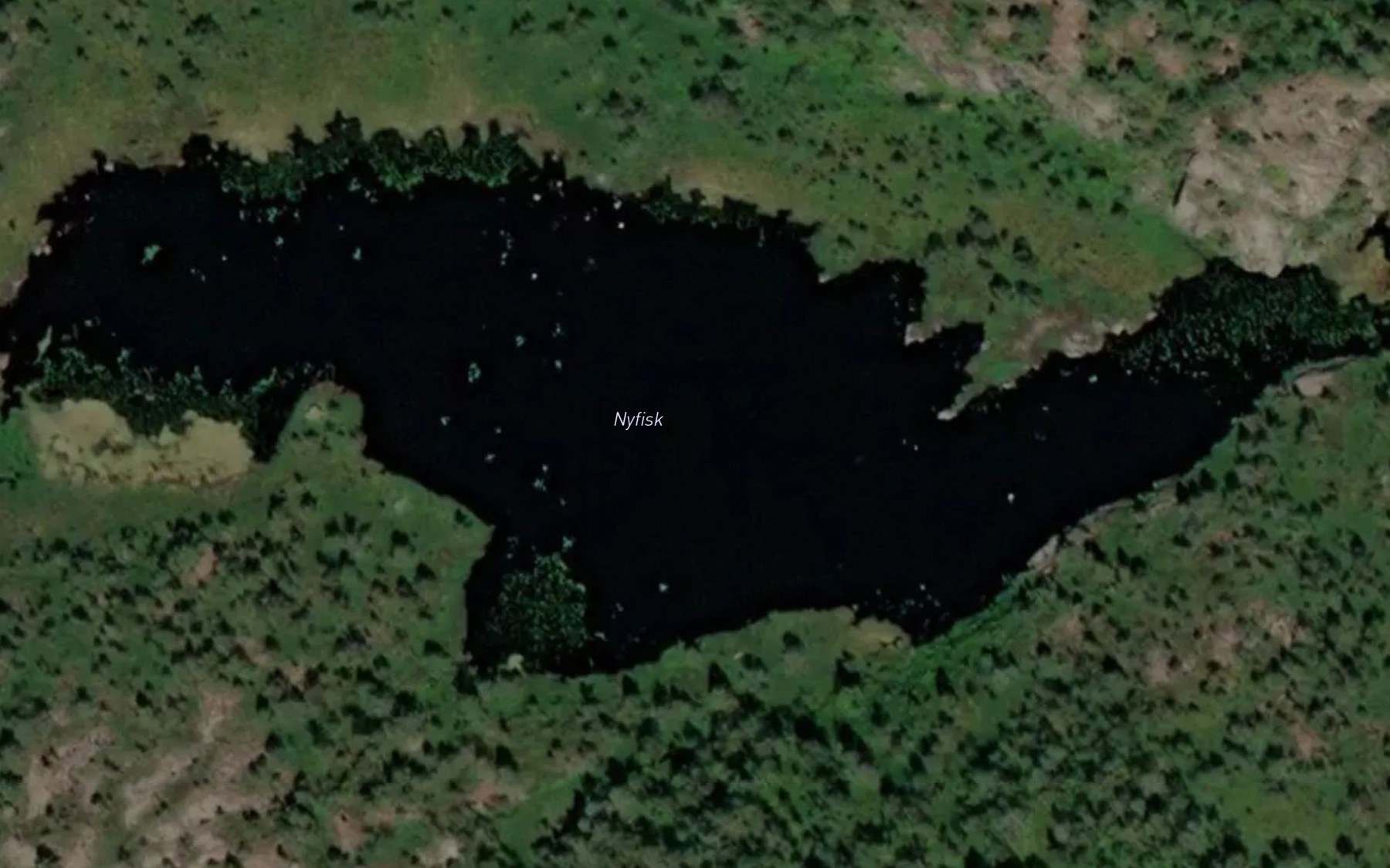 Satellite map of the Nyfisk