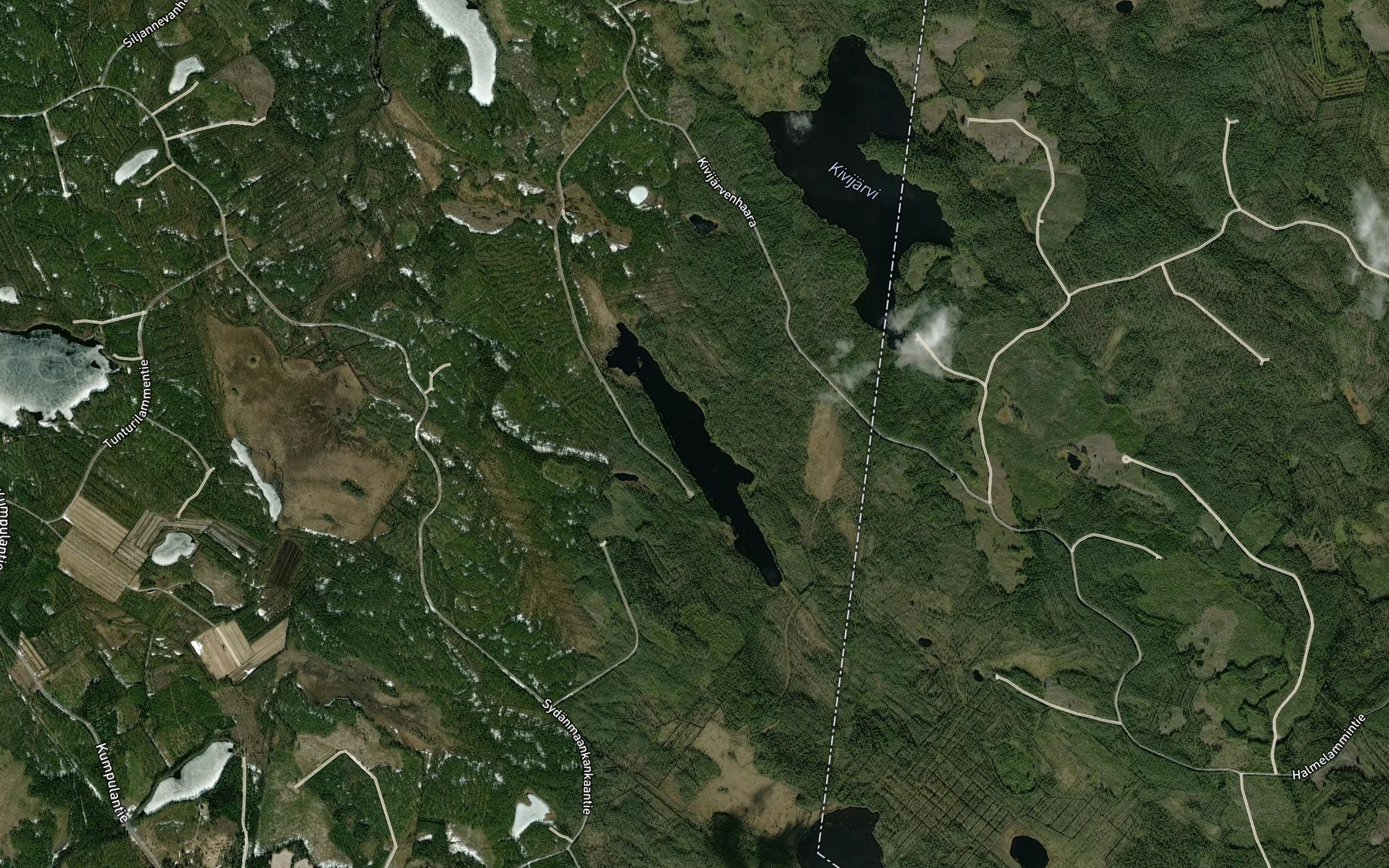 Satellite map of the Hoikkajarvi