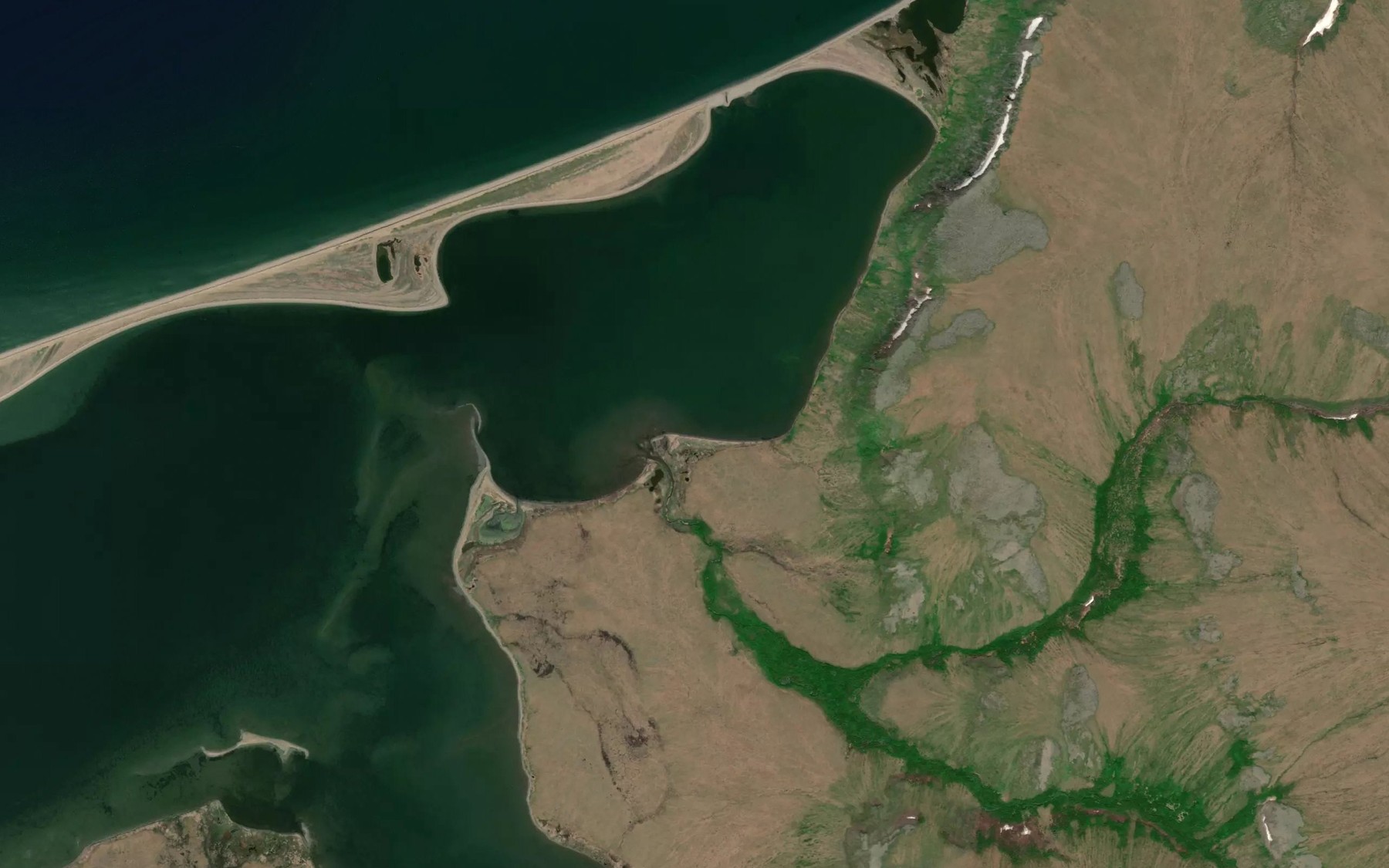 Satellite map of the Nickle Creek