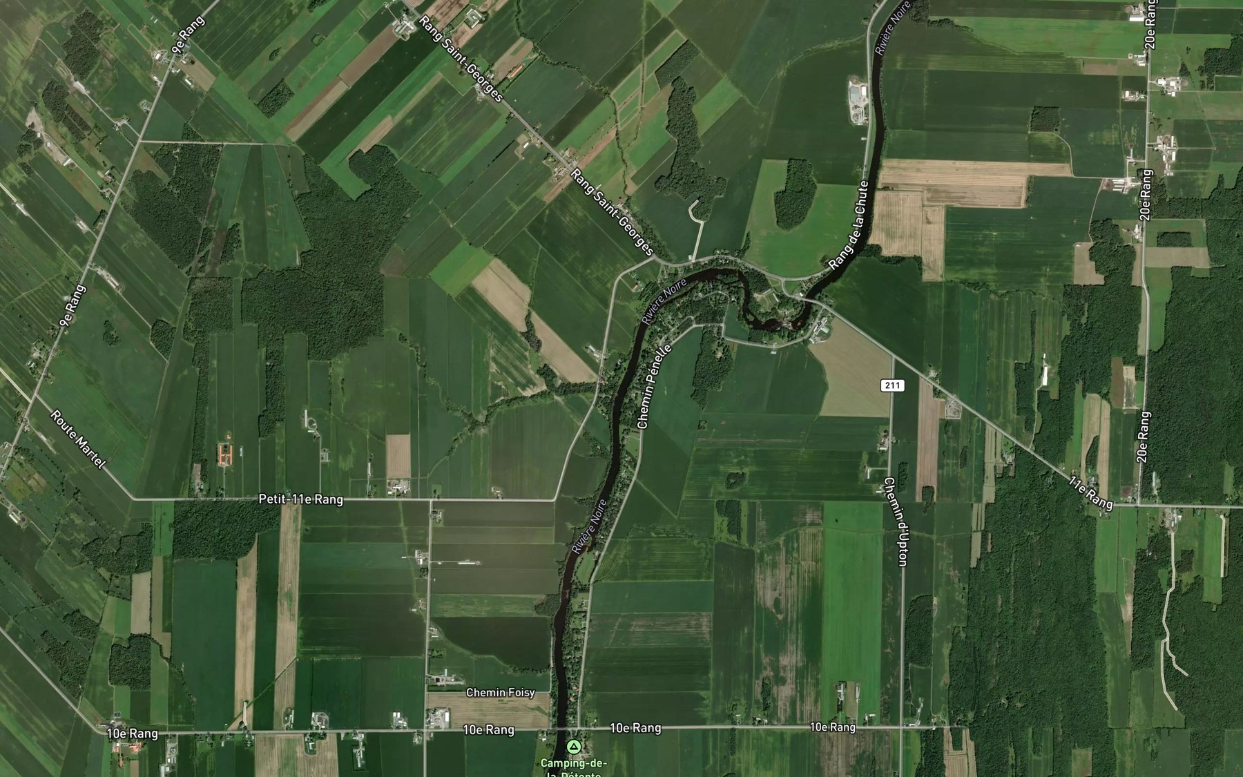 Satellite map of the Cours d'eau Dubreuil