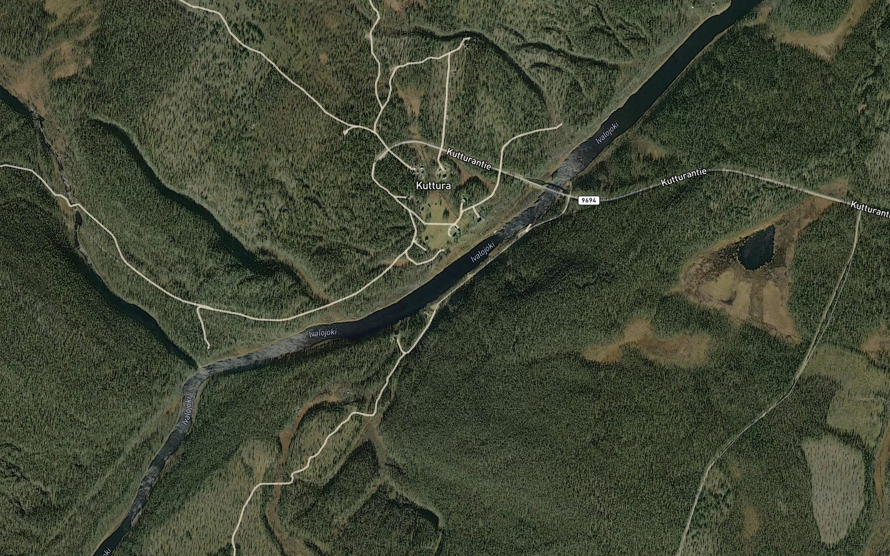Satellite map of the Peurasuvanto