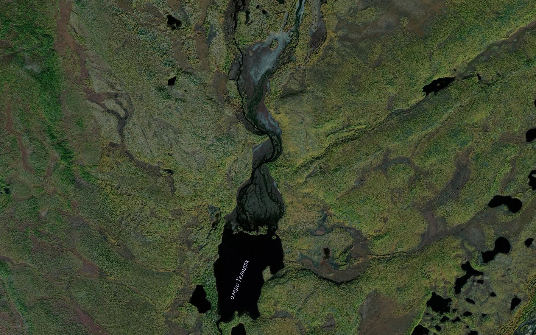 Satellite map of the Travka