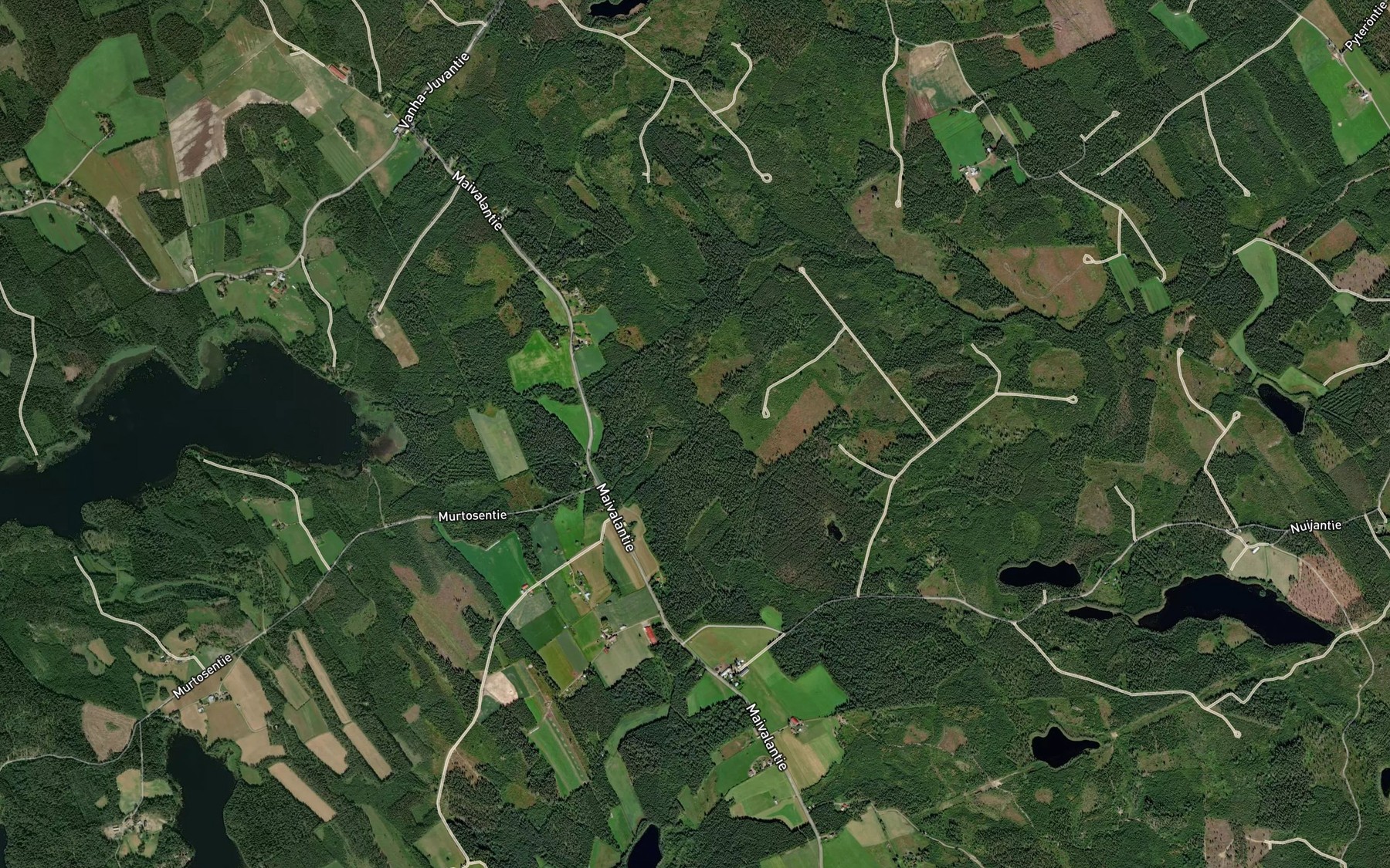 Satellite map of the Sulunoja