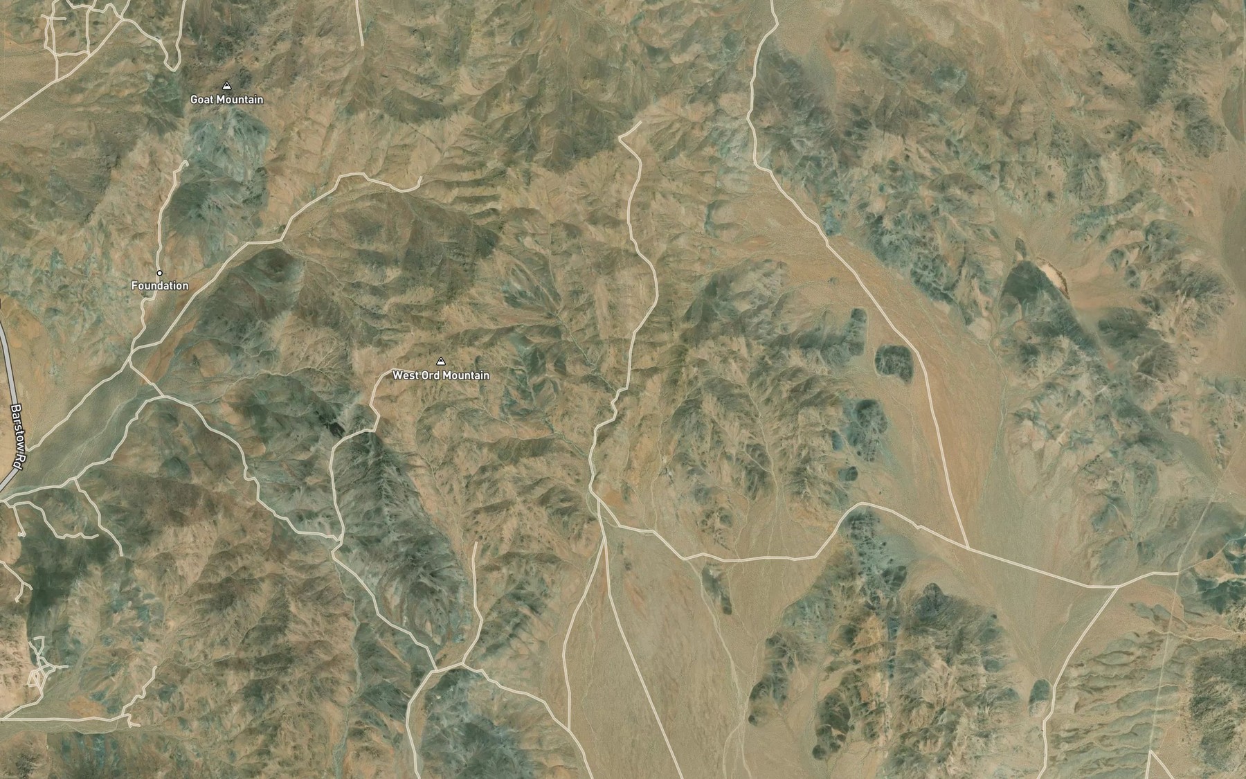 Satellite map of the Quill Spring