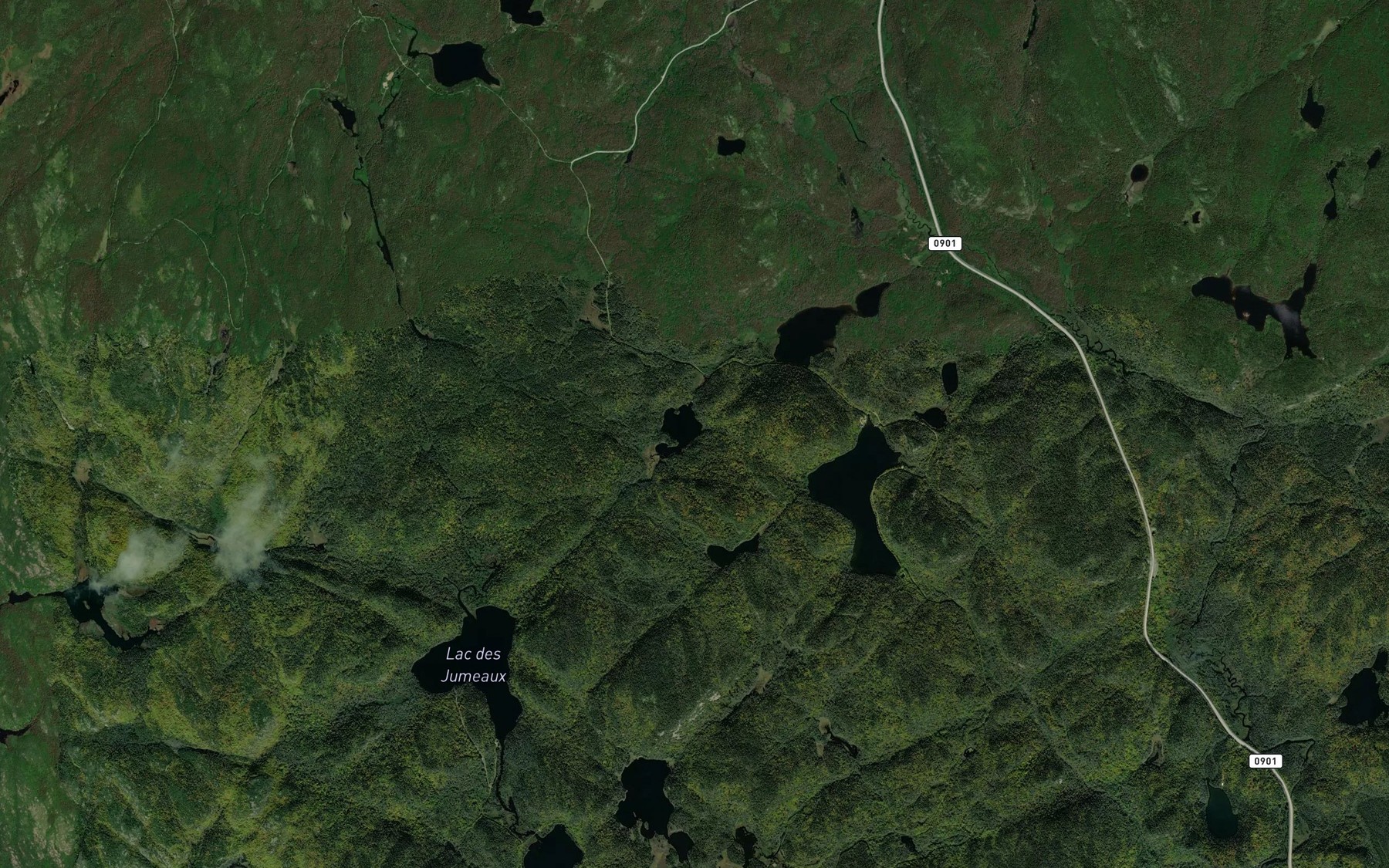 Satellite map of the Lac du Barbet