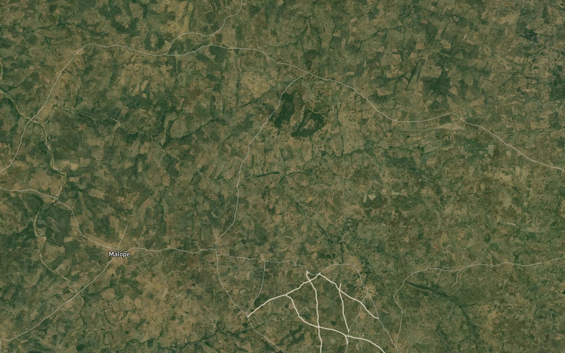 Satellite map of the Mayo Daran