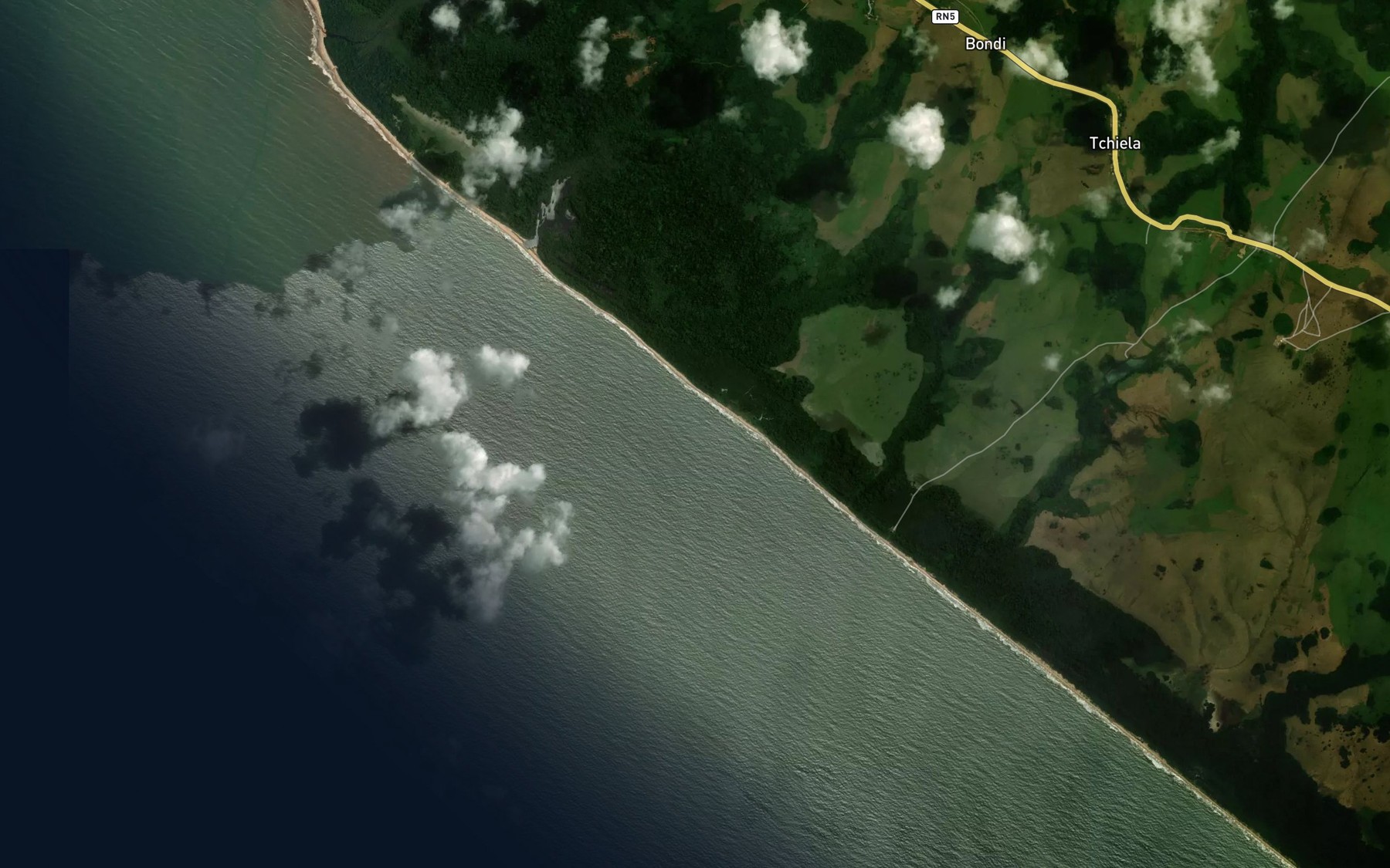 Satellite map of the Loudende
