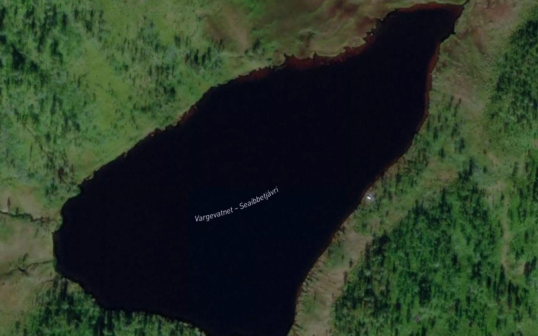 Satellite map of the Saeibetjavri